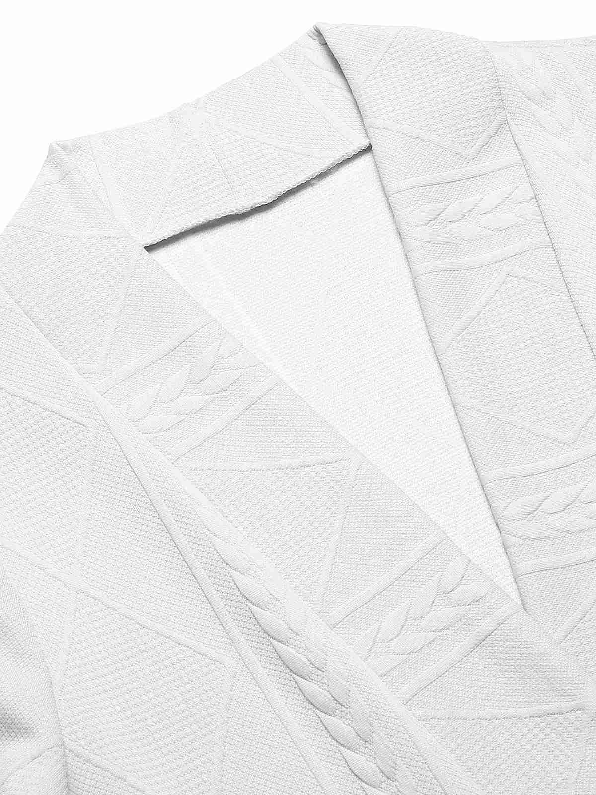 1960er Perlen Geknöpft Taillierte Schlaghose Lange Ärmel Kleid - Image 12