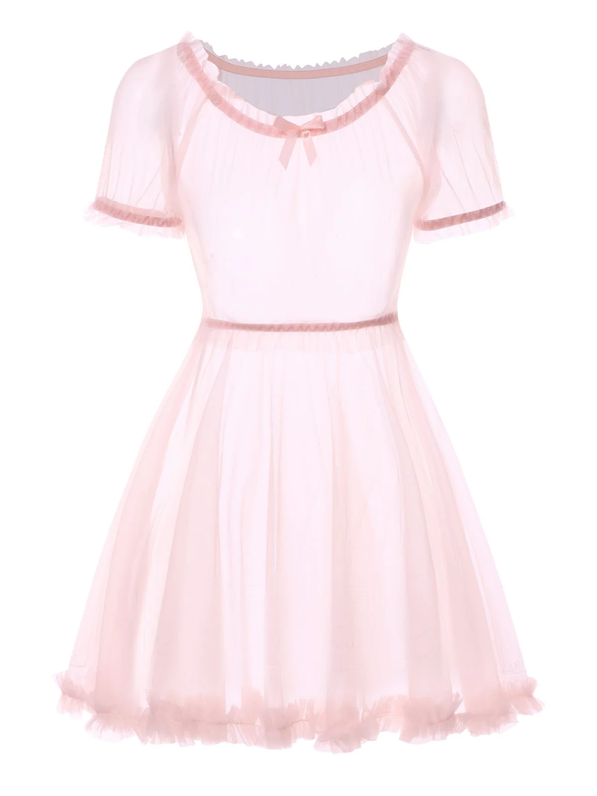 1960er Puffärmel Netz Tutu Pyjama-Set - Image 4