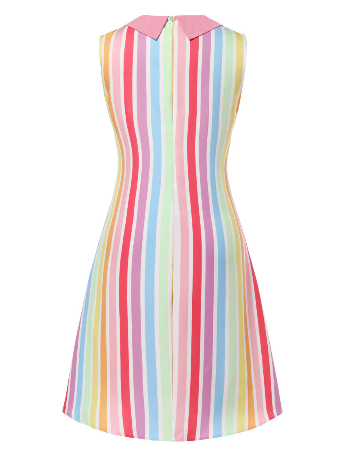 1960er Regenbogen Streifen Herz Tasche Kleid - Image 6
