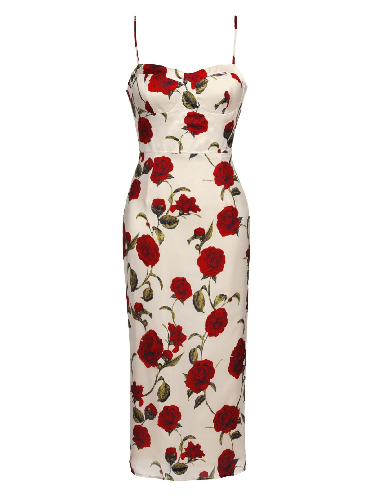 1960ER ROSA HOSENTRÄGER-BLEISTIFTKLEID - Image 3
