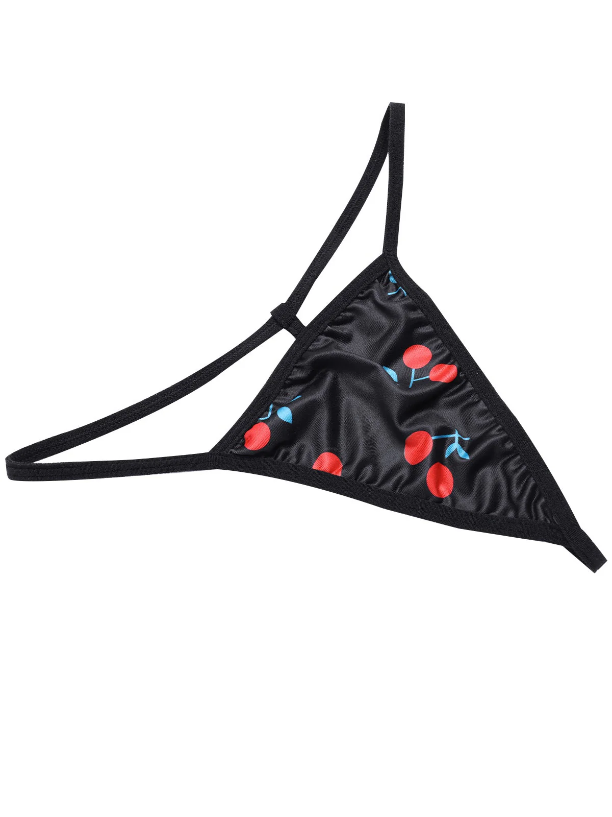 1960er Rot Kirsche Gerüscht Saum Träger Nachthemd - Image 8