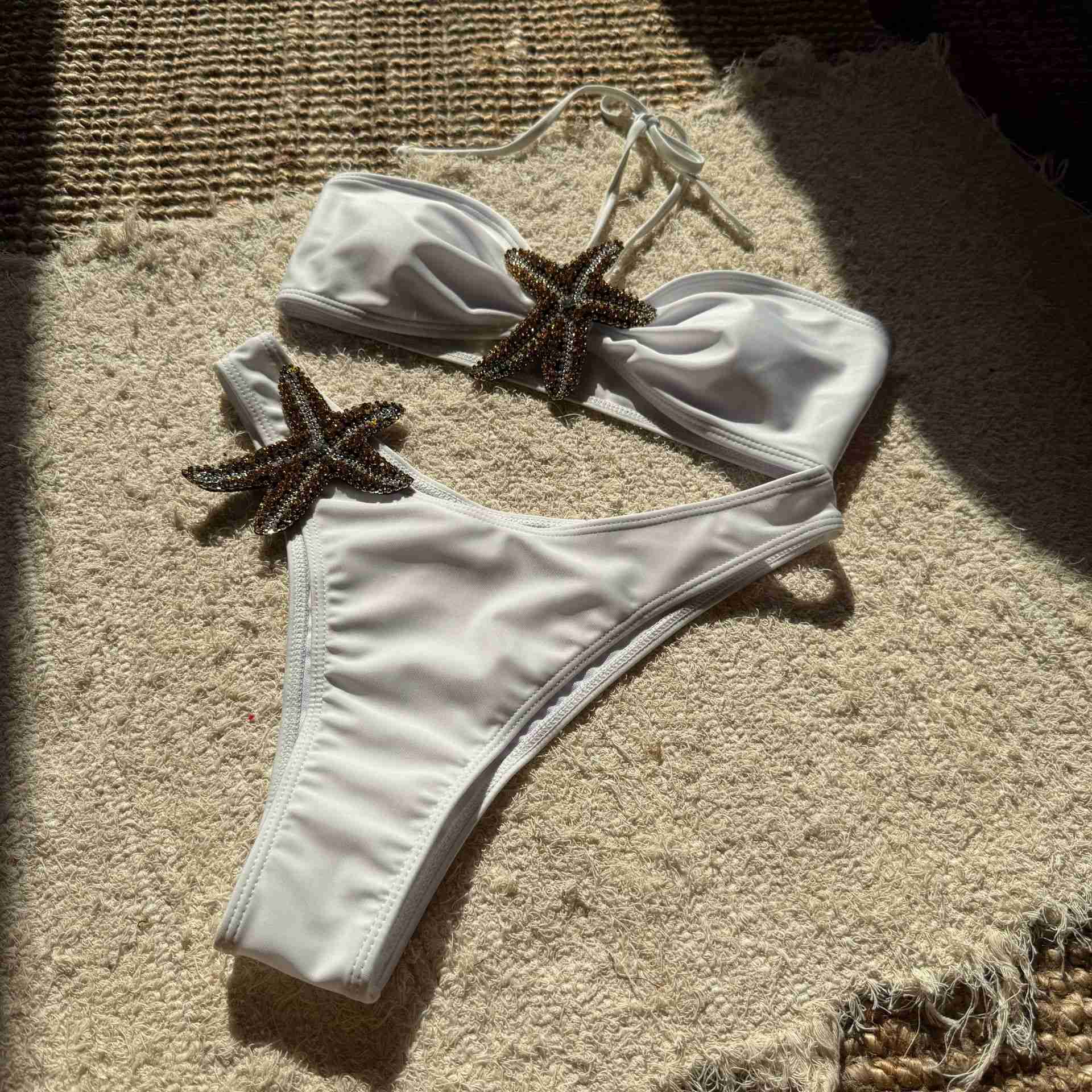 1960er Seestern Schnürung Halter Bikini Set - Image 4