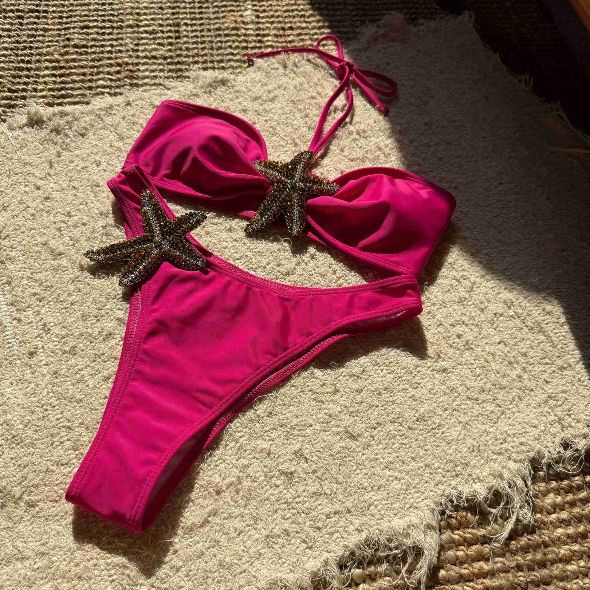 1960er Seestern Schnürung Halter Bikini Set - Image 6