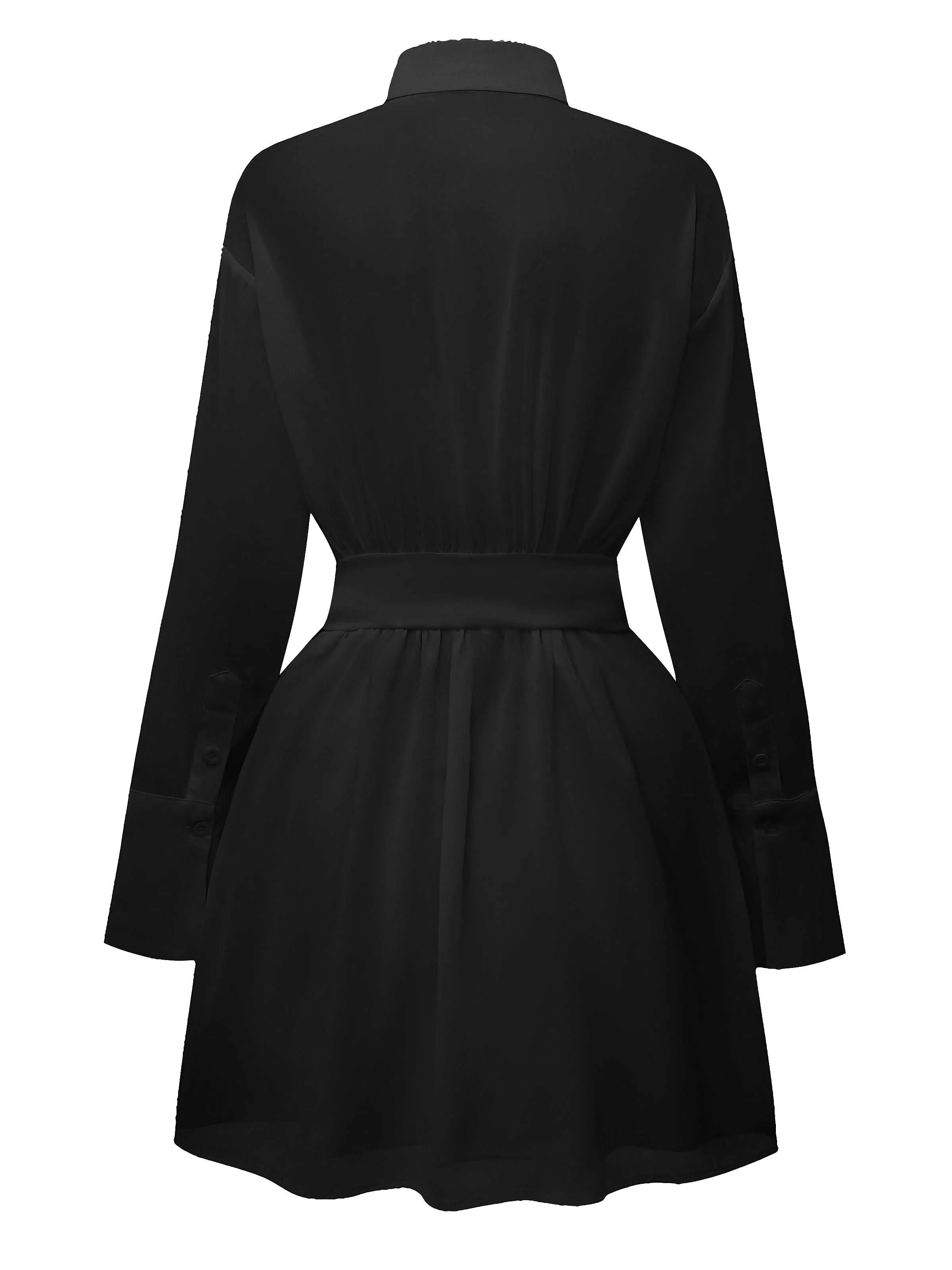 1960er Solide Durchsichtig Hemd Kleid - Image 7