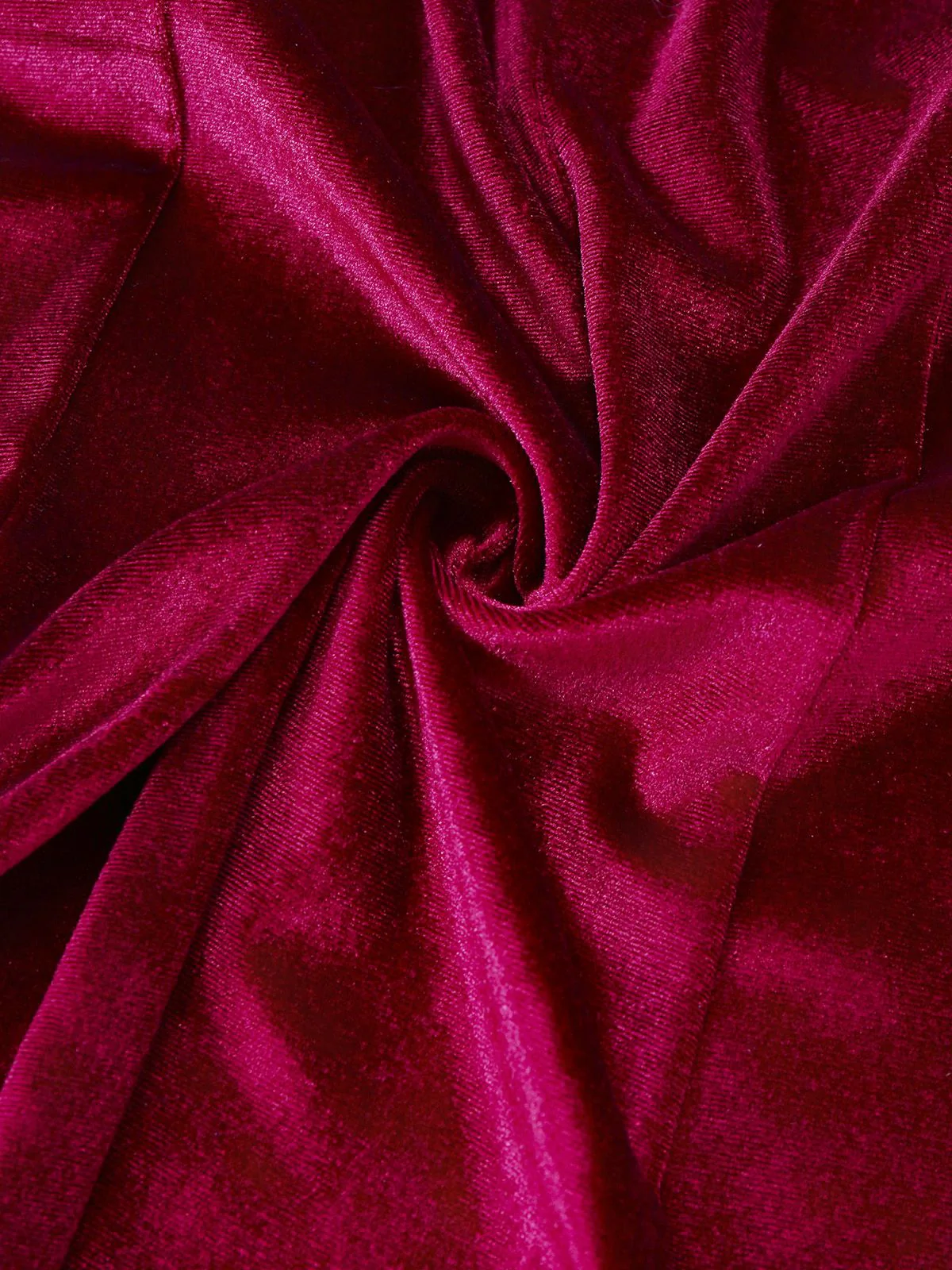 1960er Solide Samt Langarm Blazer Kleid - Image 6