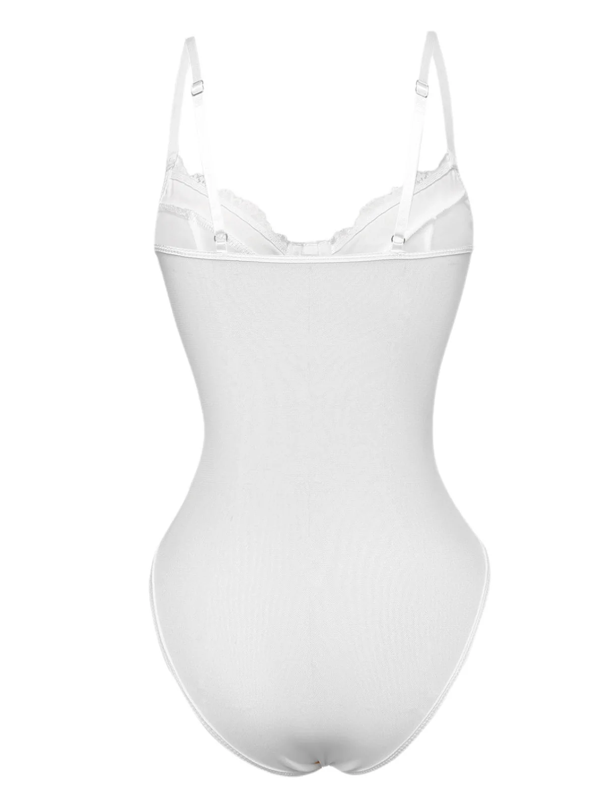 1960er Spitze Spaghetti Träger Korsett Bodysuit - Image 2