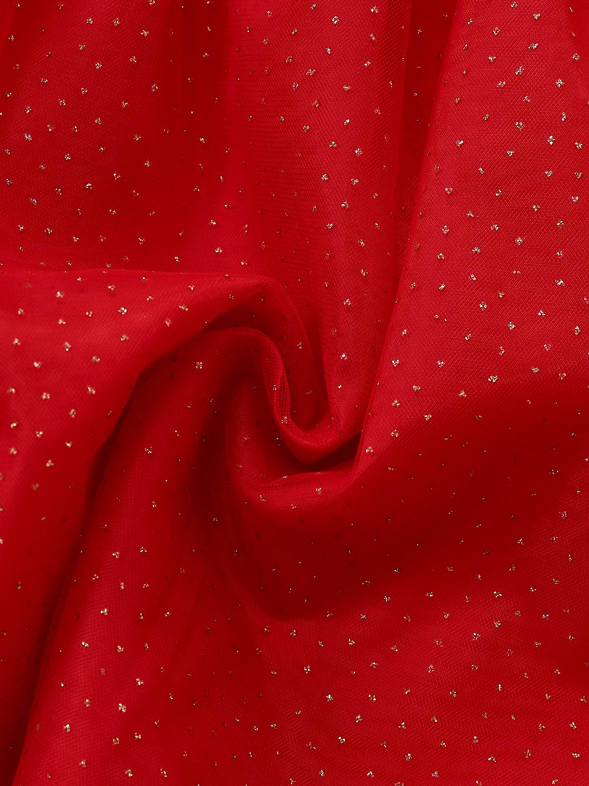 1960er Trägerlos Glitzer Rückenbindung Tüll Kleid - Image 6