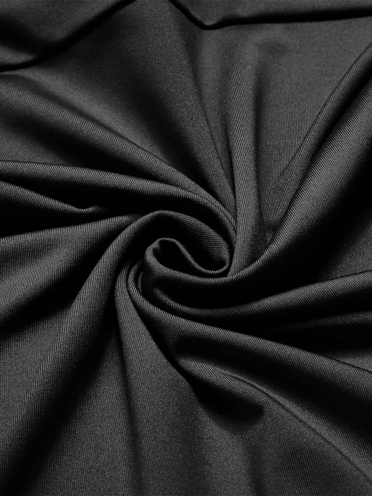 1960er V-Ausschnitt Schräg Rüschen Saum Ärmellos Kleid - Image 10