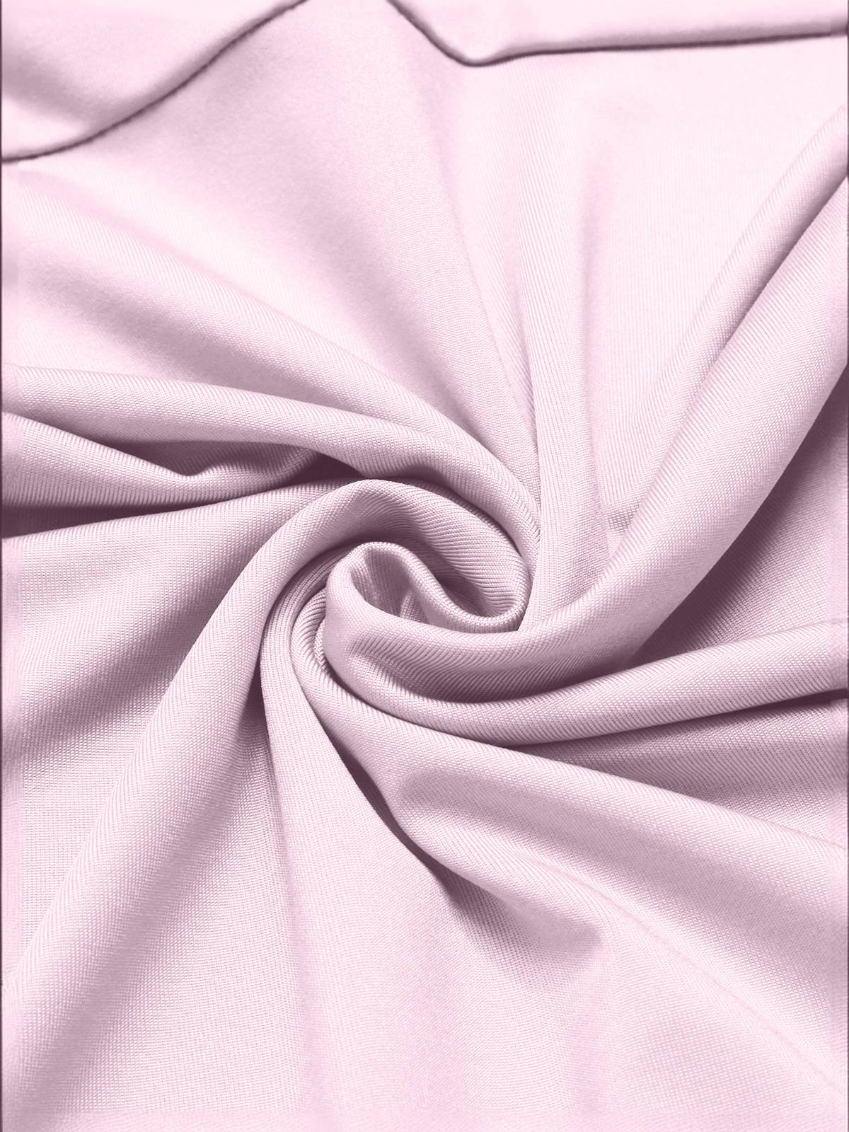 1960er V-Ausschnitt Schräg Rüschen Saum Ärmellos Kleid - Image 15