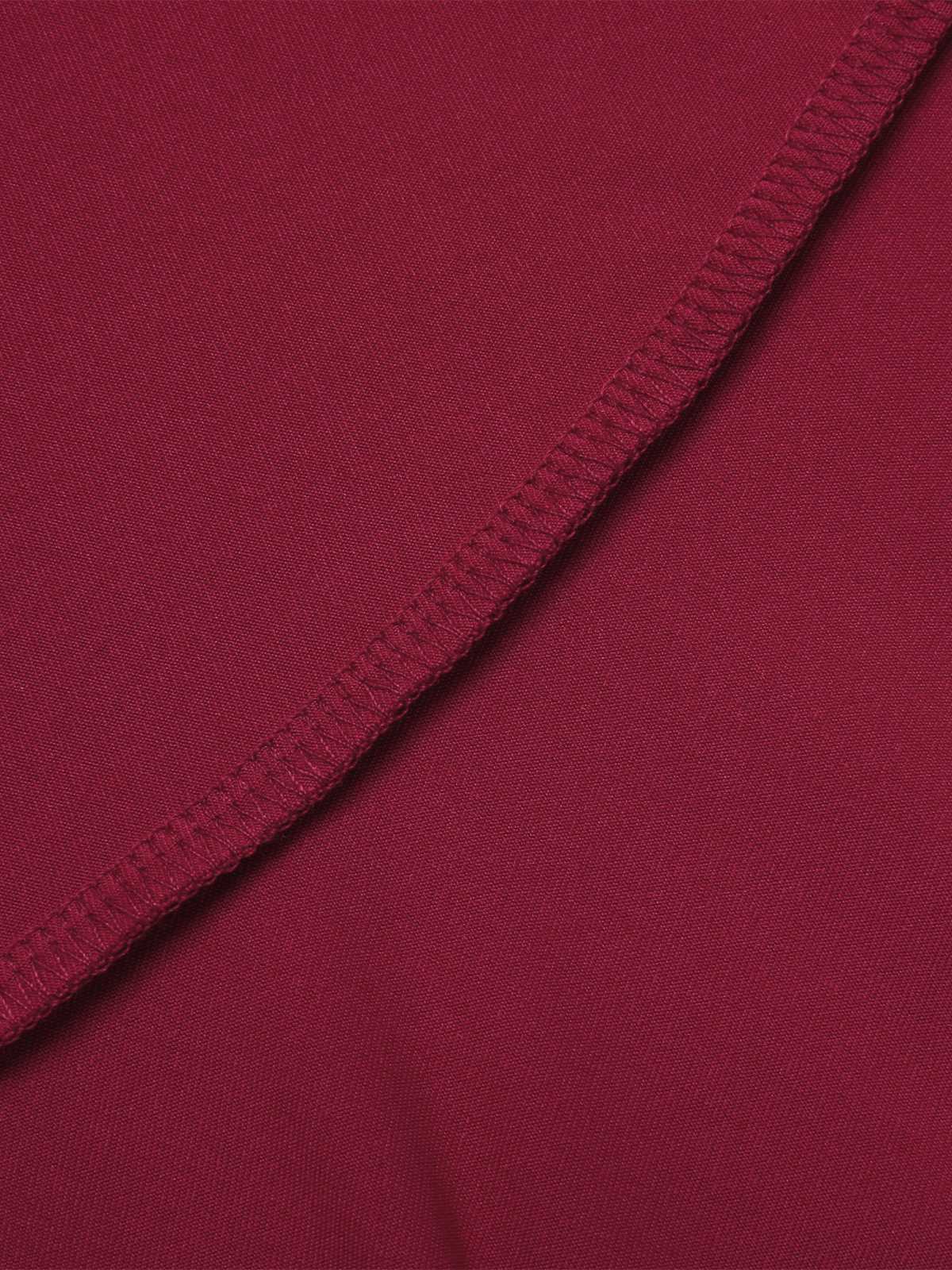 1960er V-Ausschnitt Schräg Rüschen Saum Ärmellos Kleid - Image 4