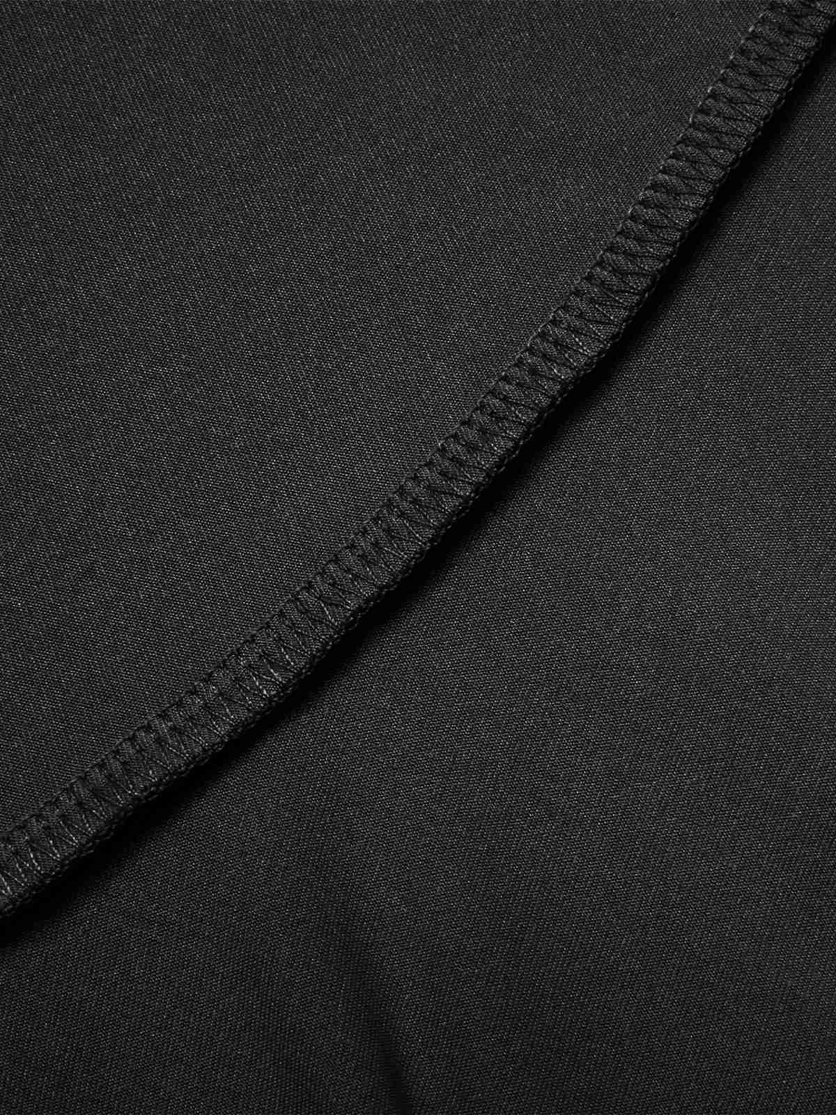 1960er V-Ausschnitt Schräg Rüschen Saum Ärmellos Kleid - Image 9