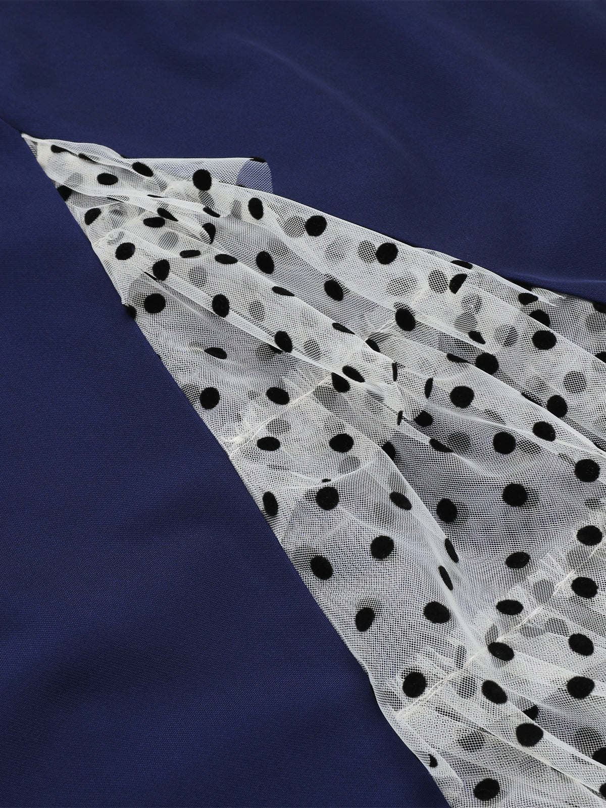 Dunkelblaues 1960er Patchwork Bleistiftkleid - Image 7