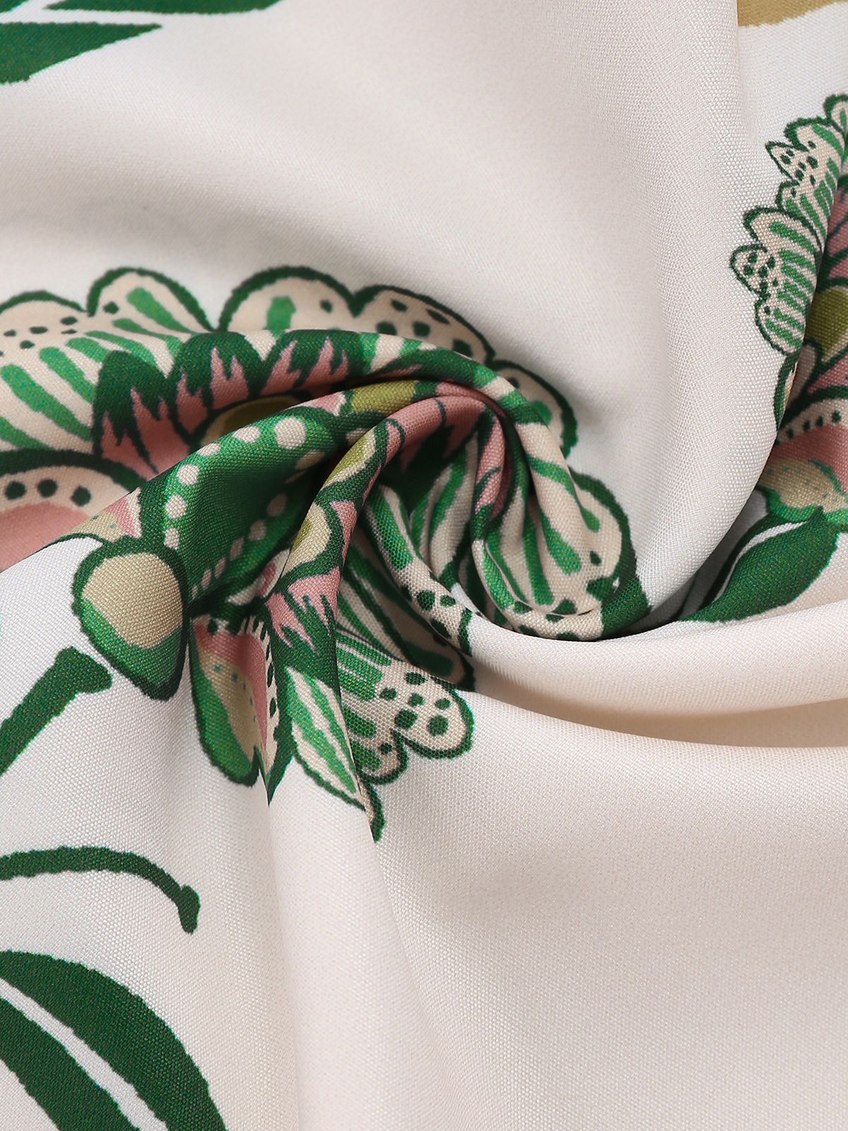 1970er Boho Blumen Zurück Schnürung Patchwork Jumpsuit - Image 5