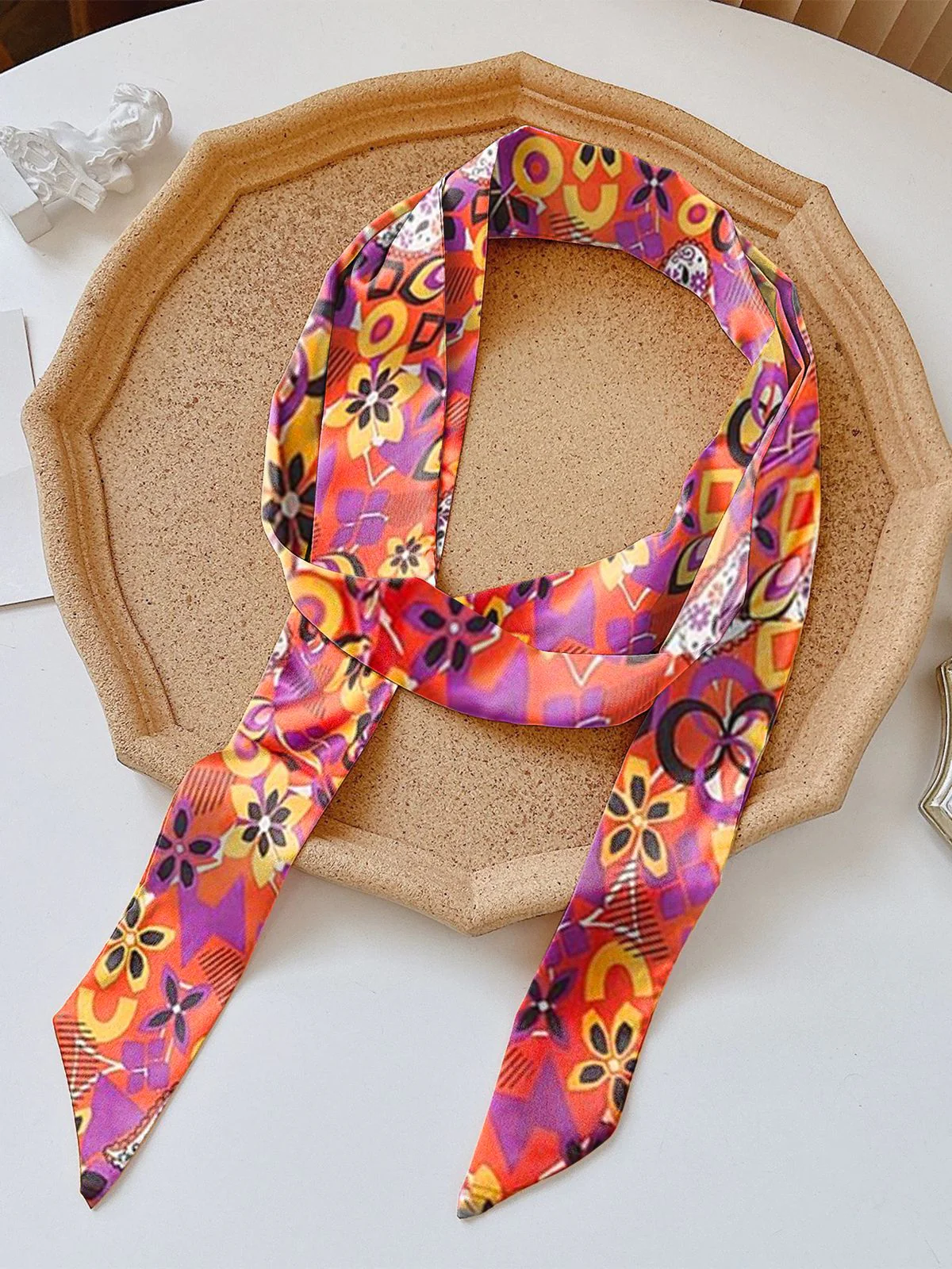 1970er Cashew Blumen Hippie Disco Kopftuch Kleid - Image 4