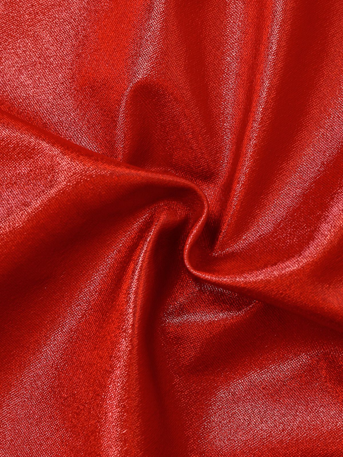 1970er Disco Metallisch Schulterfrei Kurzarm Top - Image 10