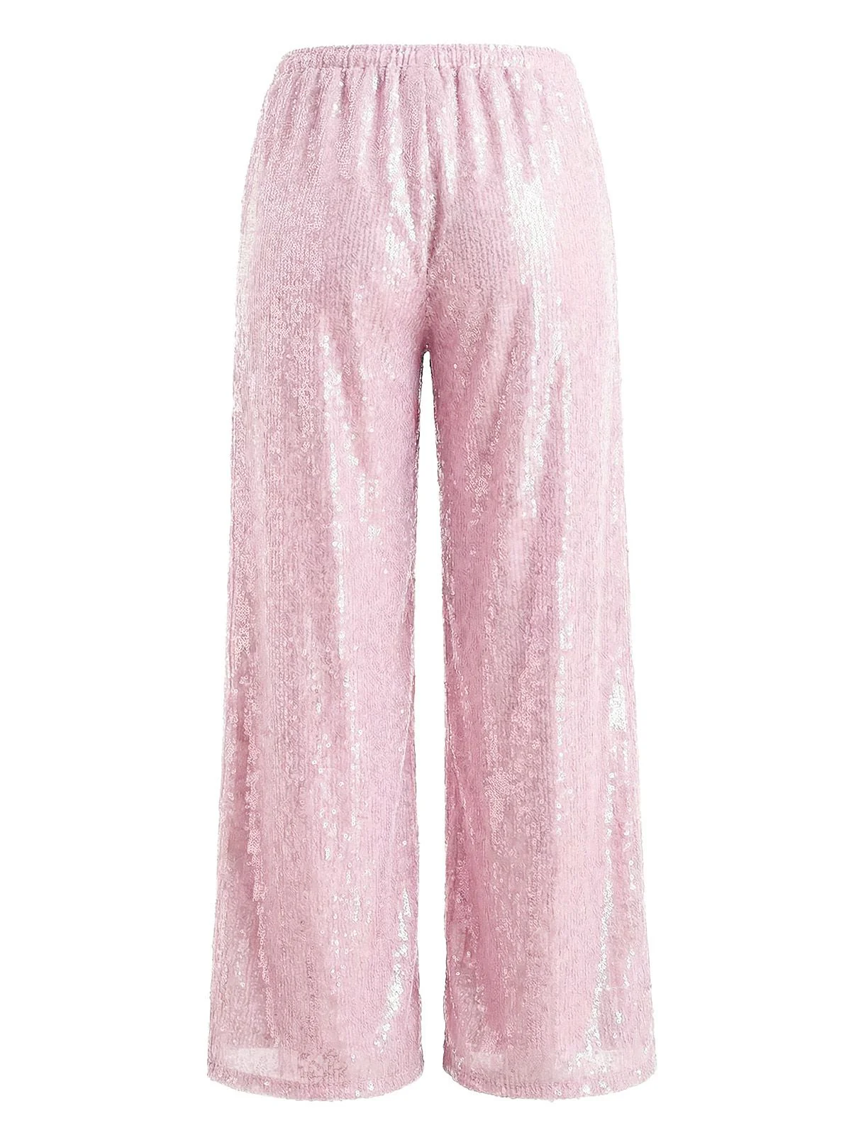 1970er Disco Pailletten Weit Bein Lässig Hose - Image 3