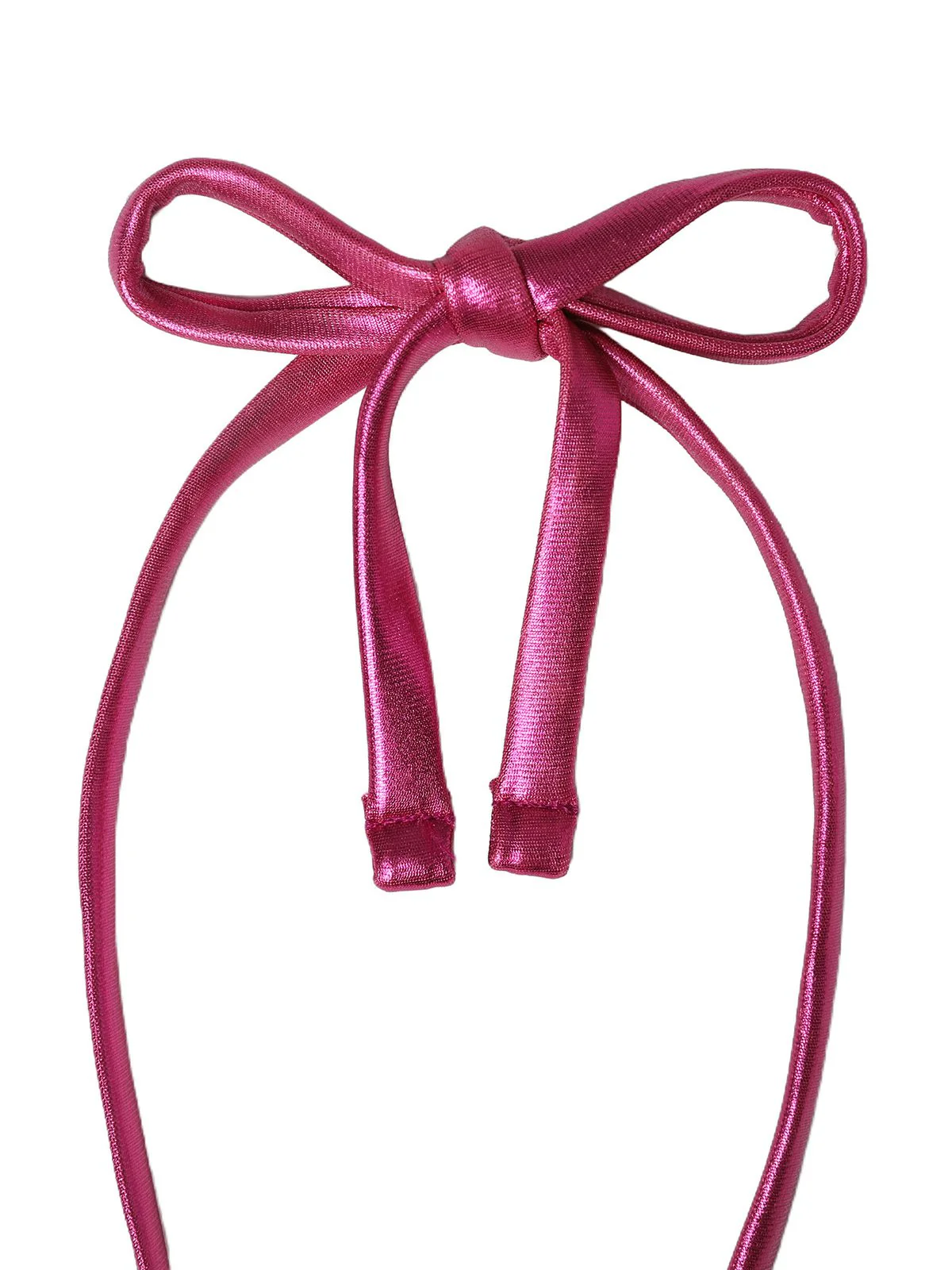 1970er Metallic Halter Ausschnitt Einteiliger Badeanzug - Image 9