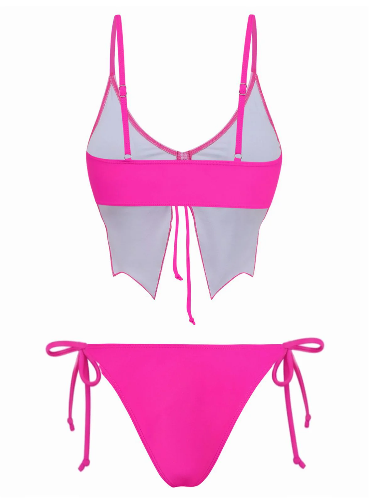 1970er Schmetterling Spaghetti Träger Schnürung Bikini Set - Image 5