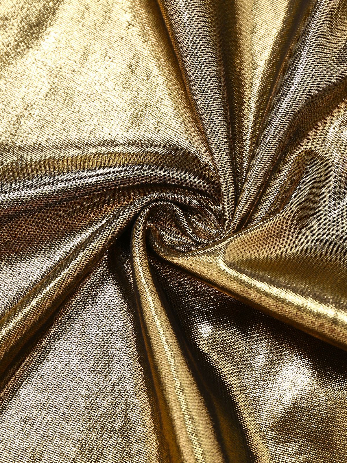 1970er Solide Metallisch Disko Halter Gürtel Jumpsuit - Image 6