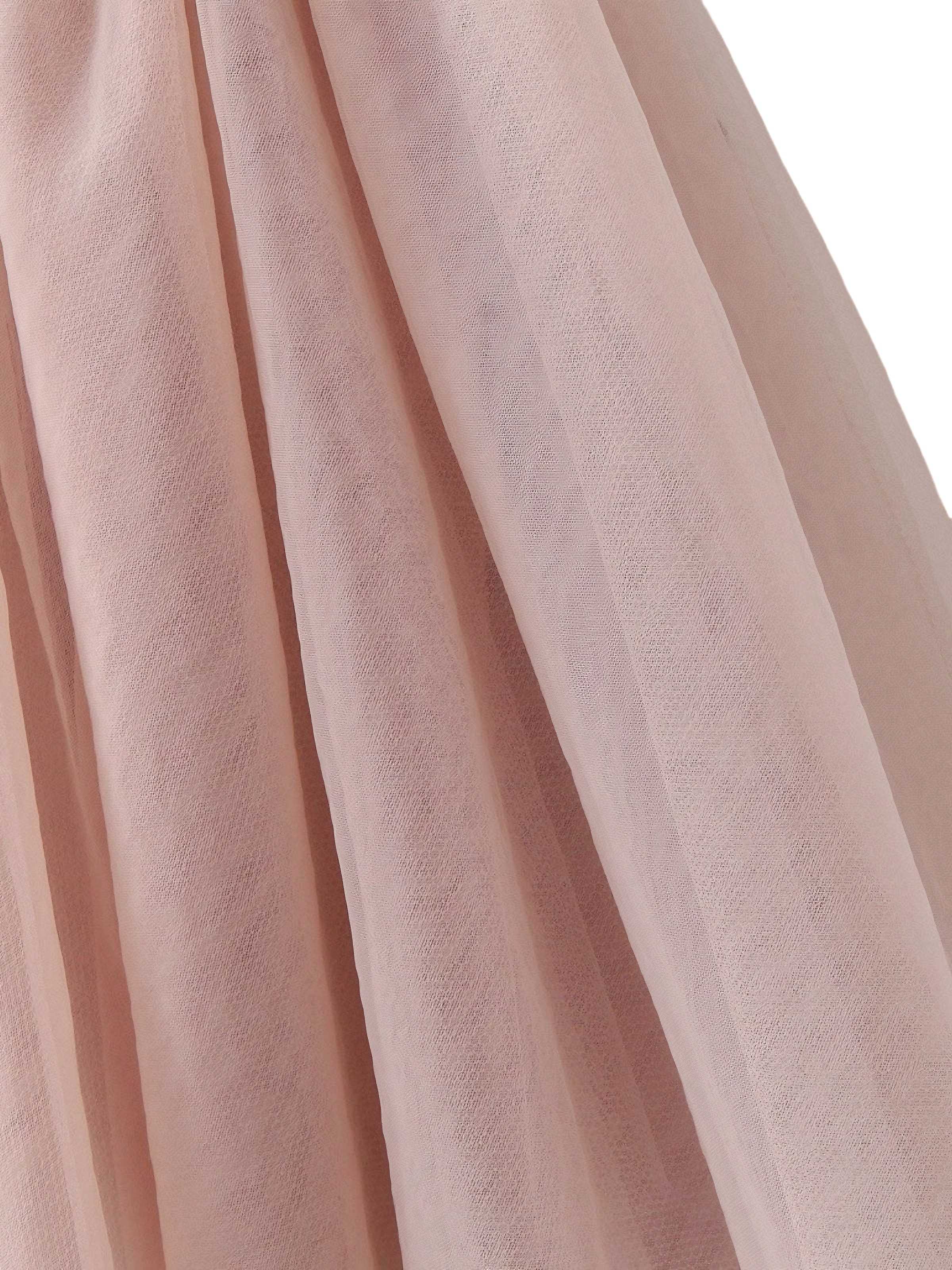 1970er Spaghetti Träger Bogen Tulle Kleid - Image 5