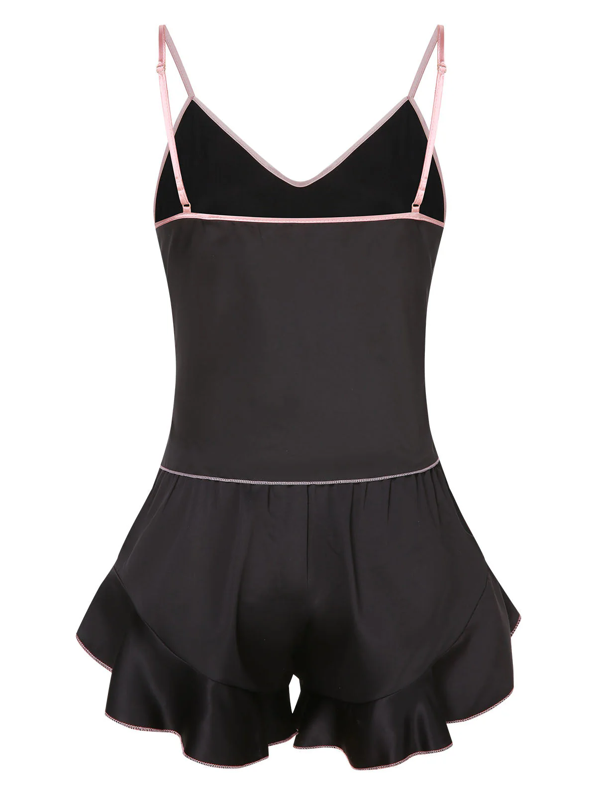 1970er Spaghetti Träger Satin Band Pyjama - Image 12