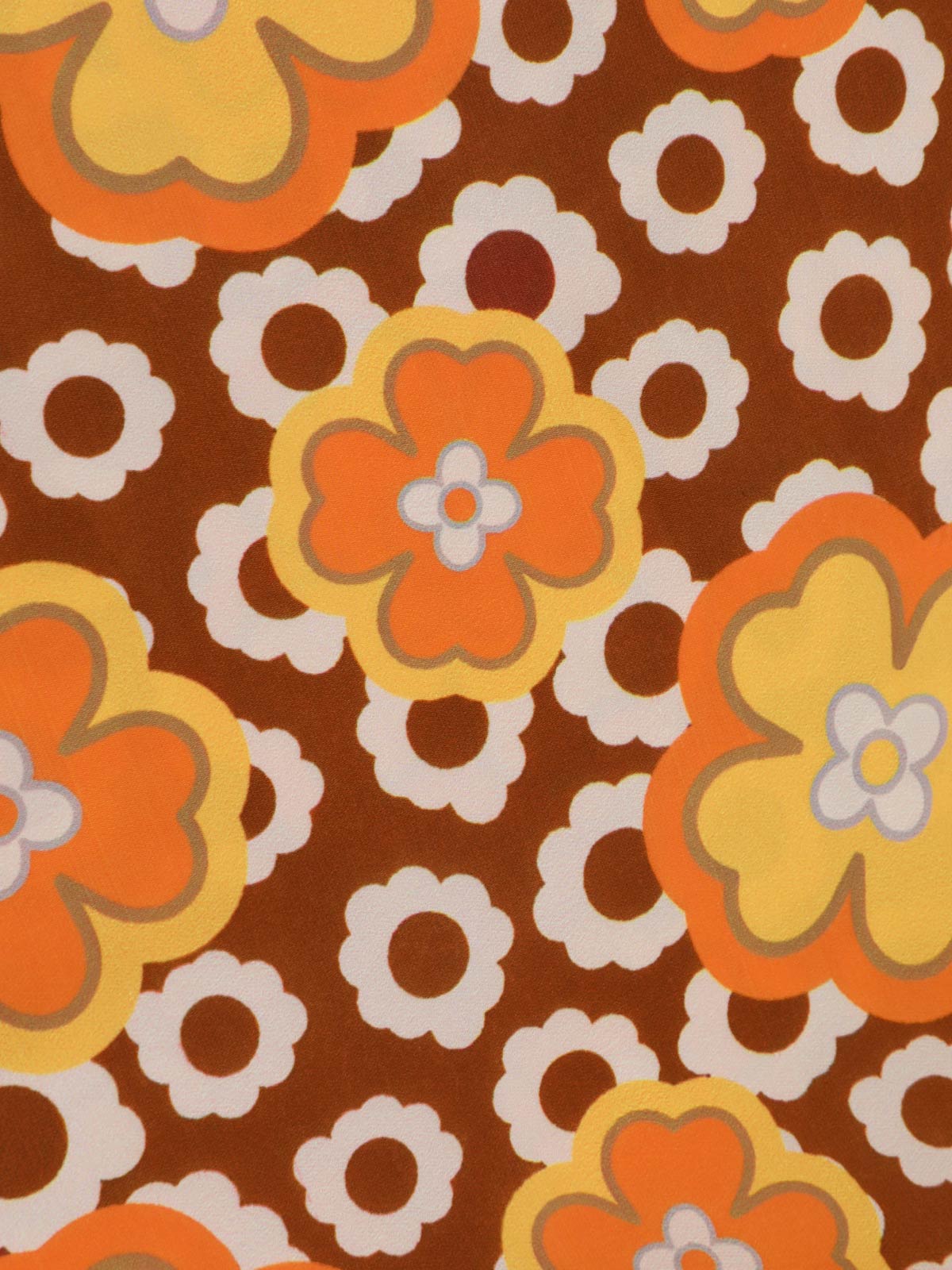 1970er V-Ausschnitt Blumen Ärmellos Jumpsuit - Image 7