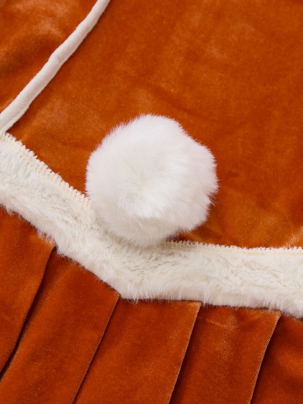 1980er Flanell Bommel Lebkuchenmann Kleid - Image 5