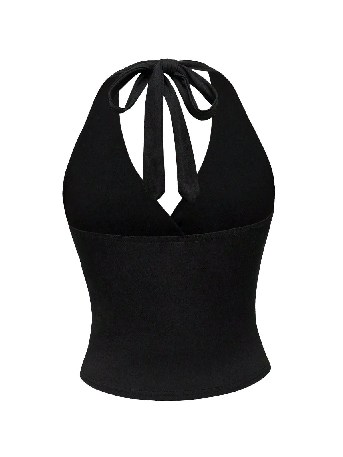 1980er Leopard Muster Halter Wickel Top - Image 11