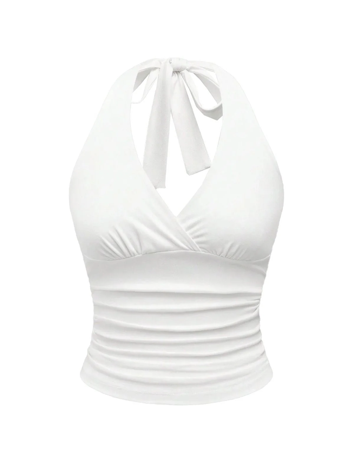 1980er Leopard Muster Halter Wickel Top - Image 13