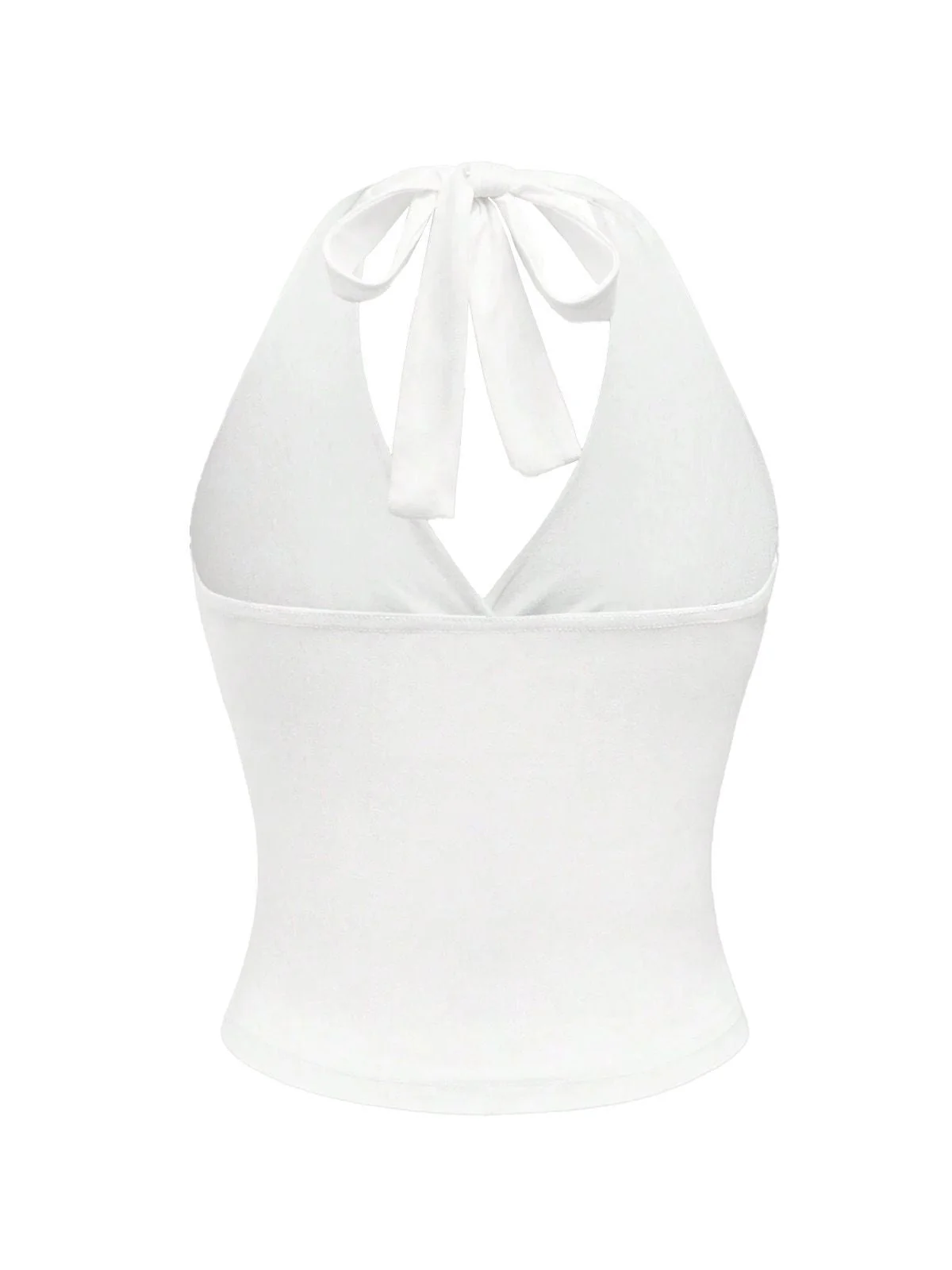 1980er Leopard Muster Halter Wickel Top - Image 14