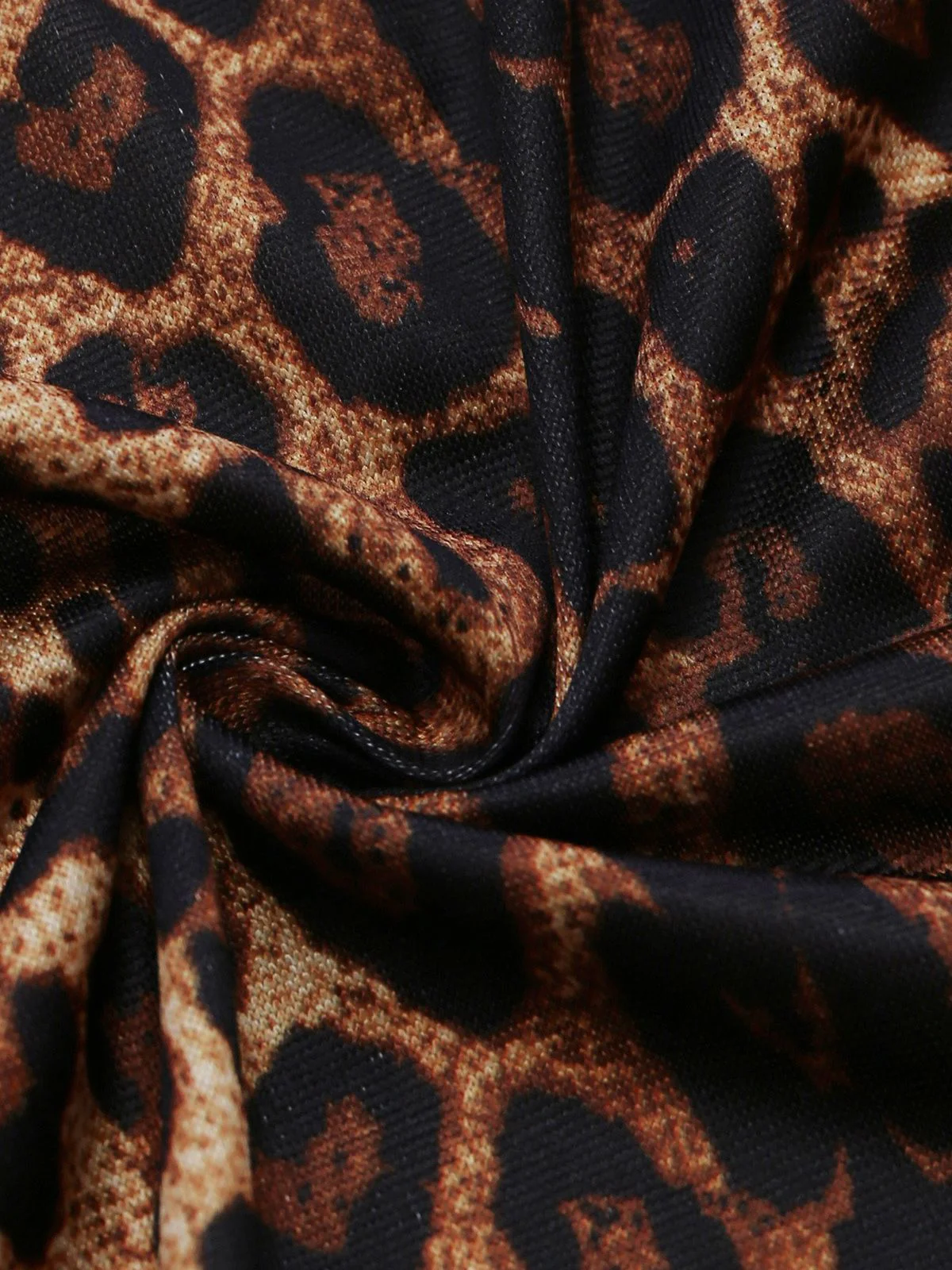 1980er Leopard Spitze Bodysuit mit Schürze Dessous Set - Image 14