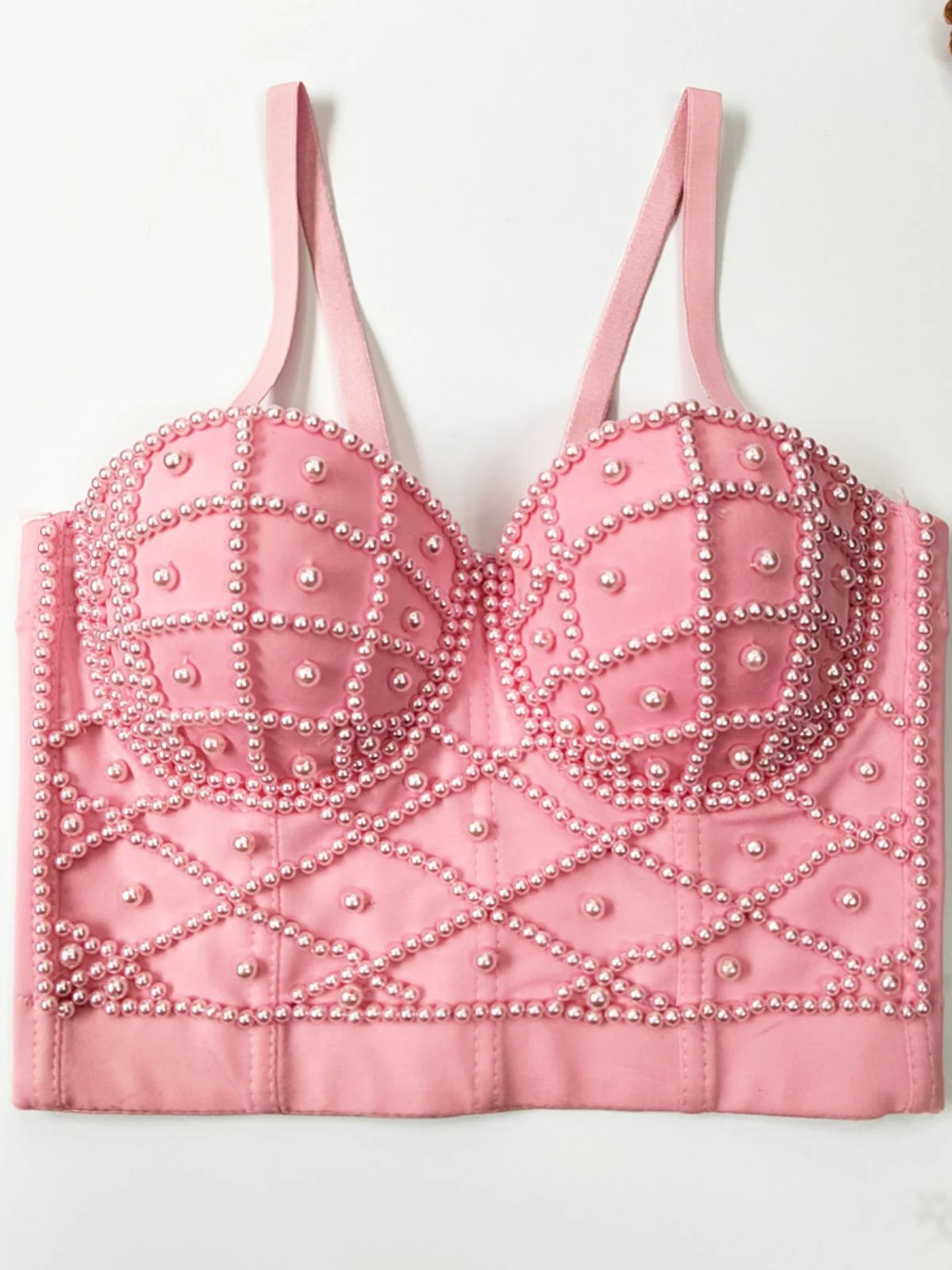 1980er Perle Solide FischgrÀte Camisole Korsett - Image 5