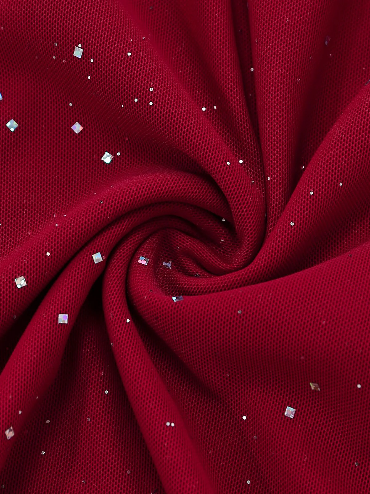 1980er Rückenfreies Glitzer Wasserfallkragen Halter Schlitz Maxi Kleid - Image 6