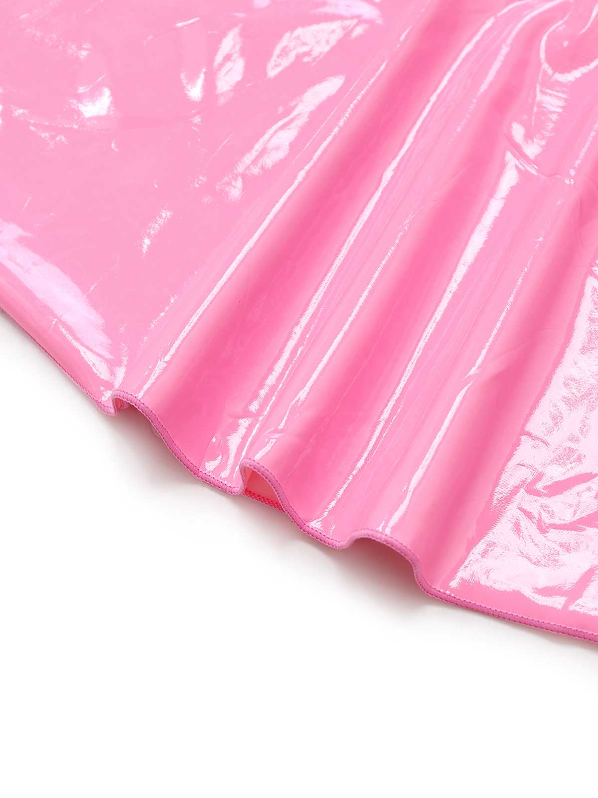 1980er Solide Latex Hasenkostüm Kleid Mit Ohren Stirnband - Image 7
