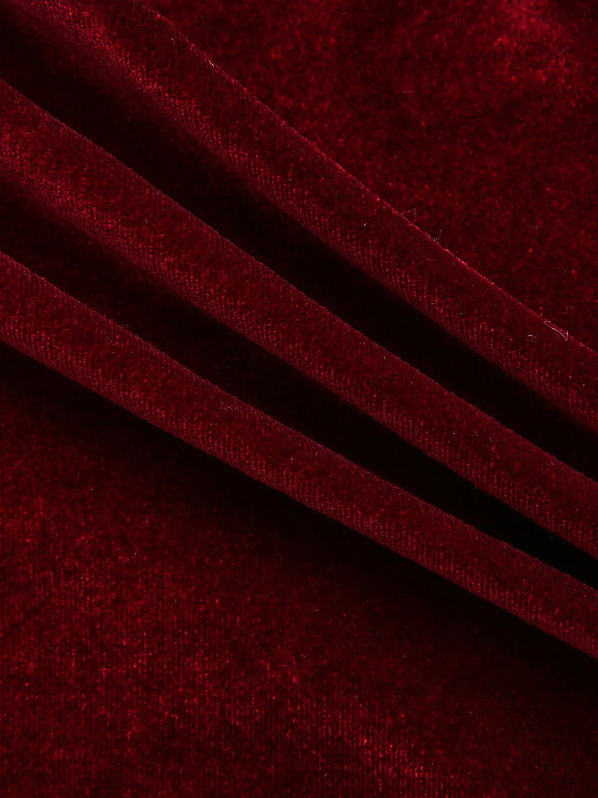 1980er Solide Samt Schulterfrei Midi Kleid - Image 10