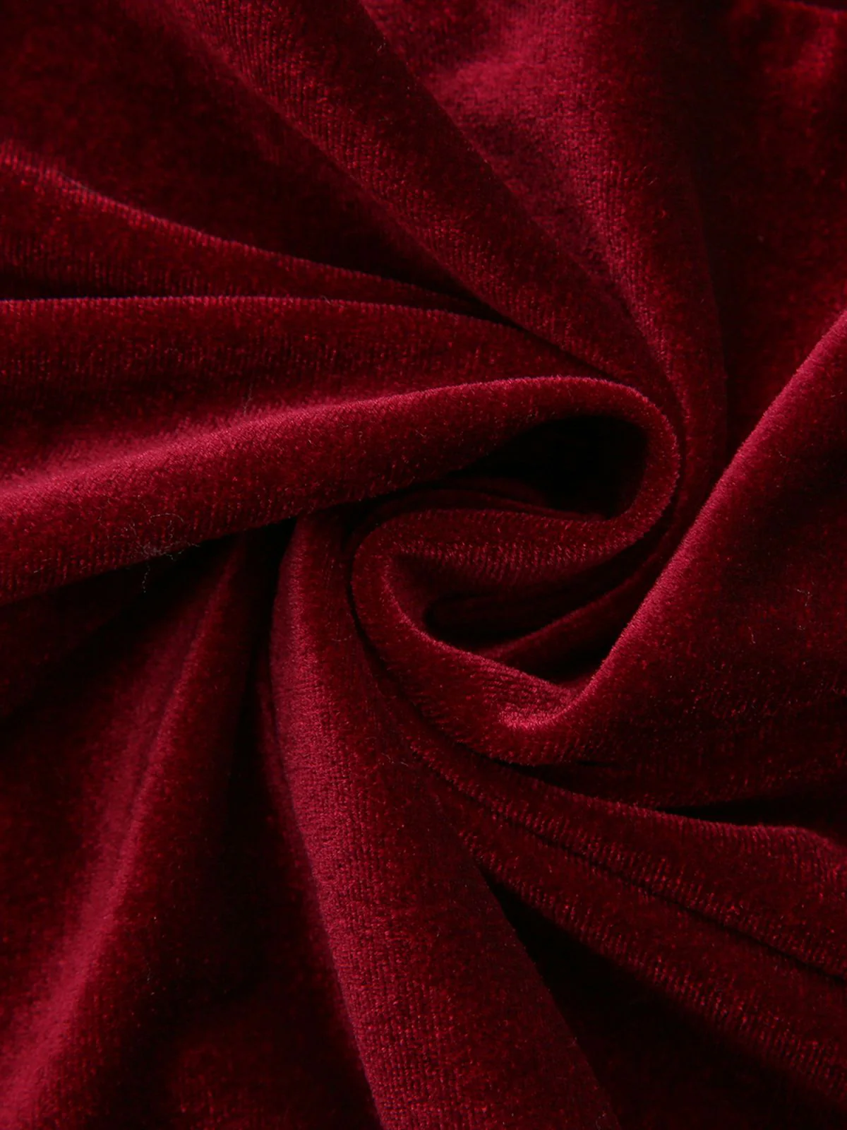 1980er Solide Samt Schulterfrei Midi Kleid - Image 9
