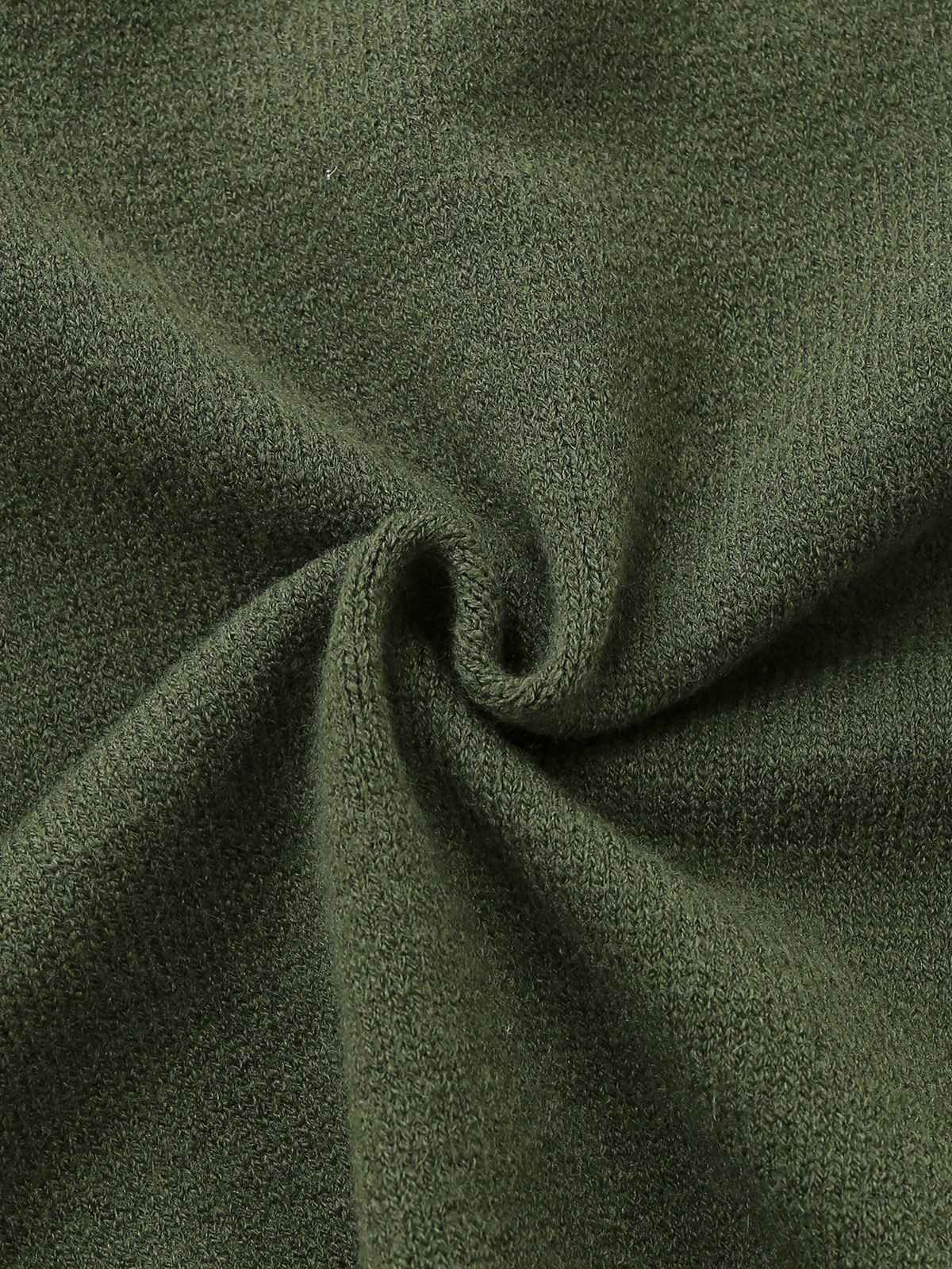 1980er Sonne Mond Bestickt Laternenärmel Stricken Cardigan - Image 7