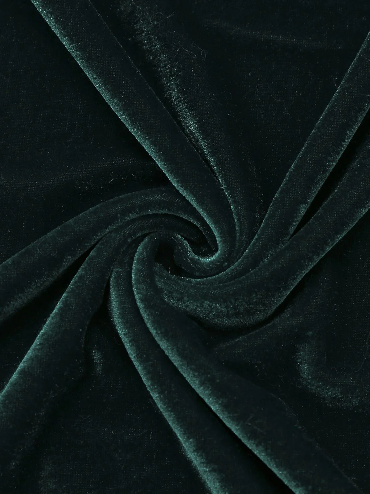1980er Weihnachten Pelzbesatz Hooded Samt Kleid - Image 7