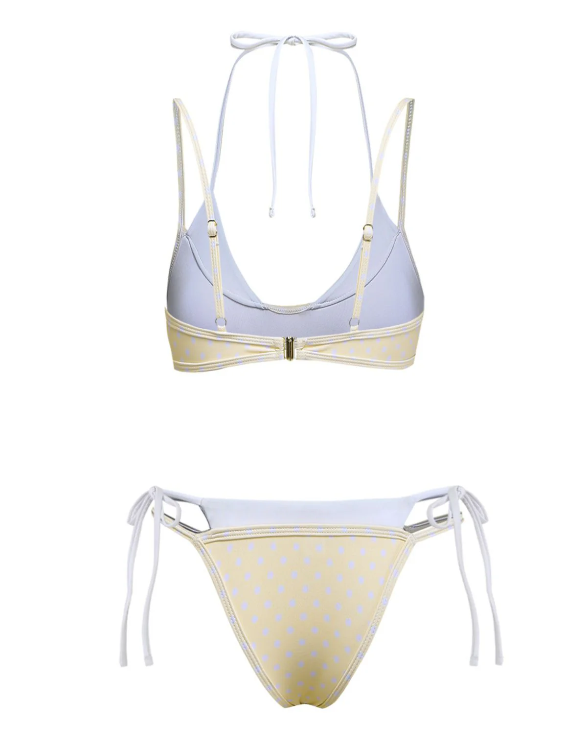 1980er Zweiteiler-Optik Seitlich zum Binden Bikini Set - Image 8
