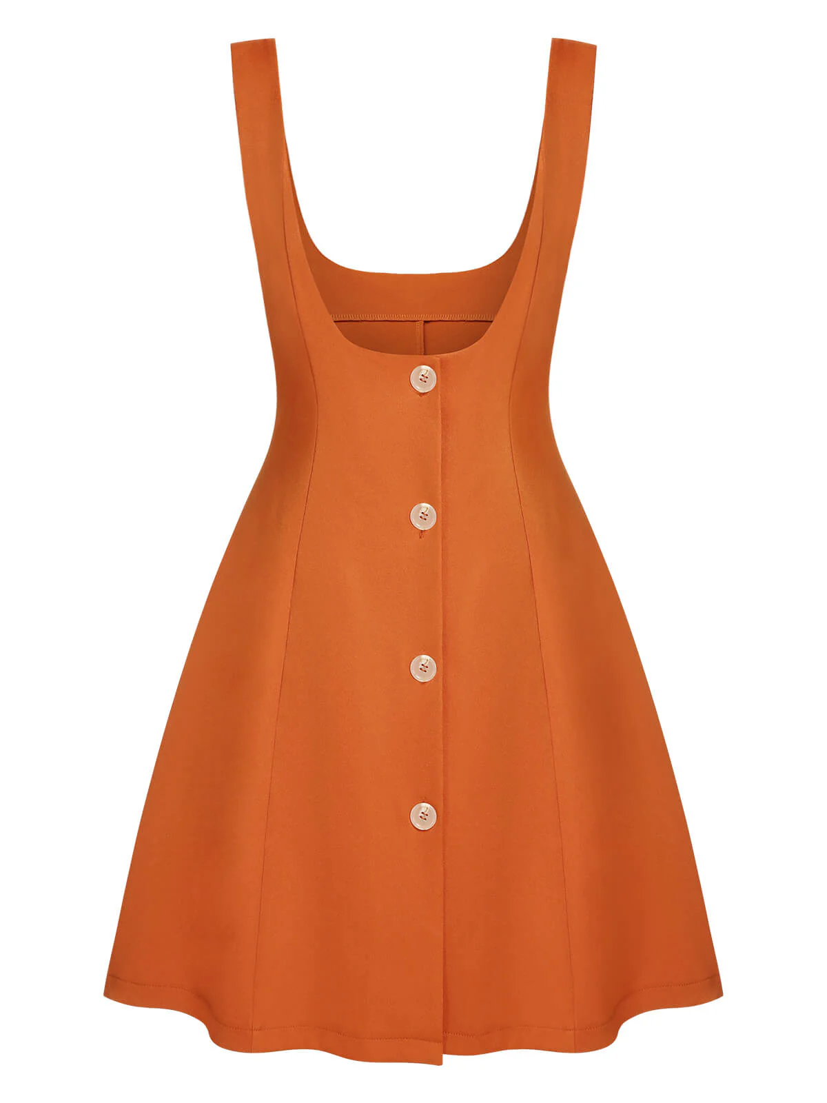 2PCS Orange 1960er Blumen Hemd & Rock - Image 10