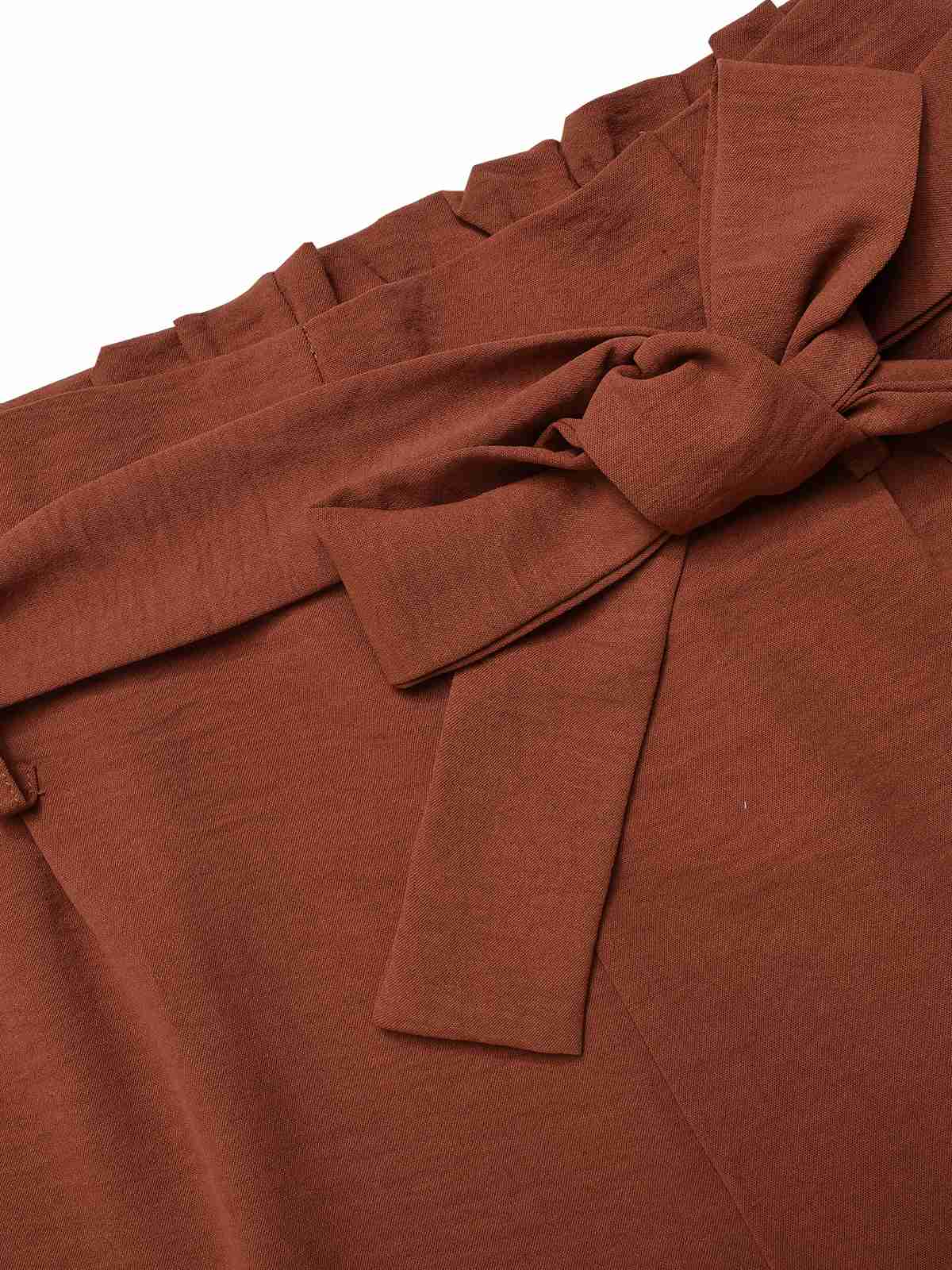 2PCS 1930er V-Ausschnitt Top & Weites Bein Lounge-Hosen - Image 4