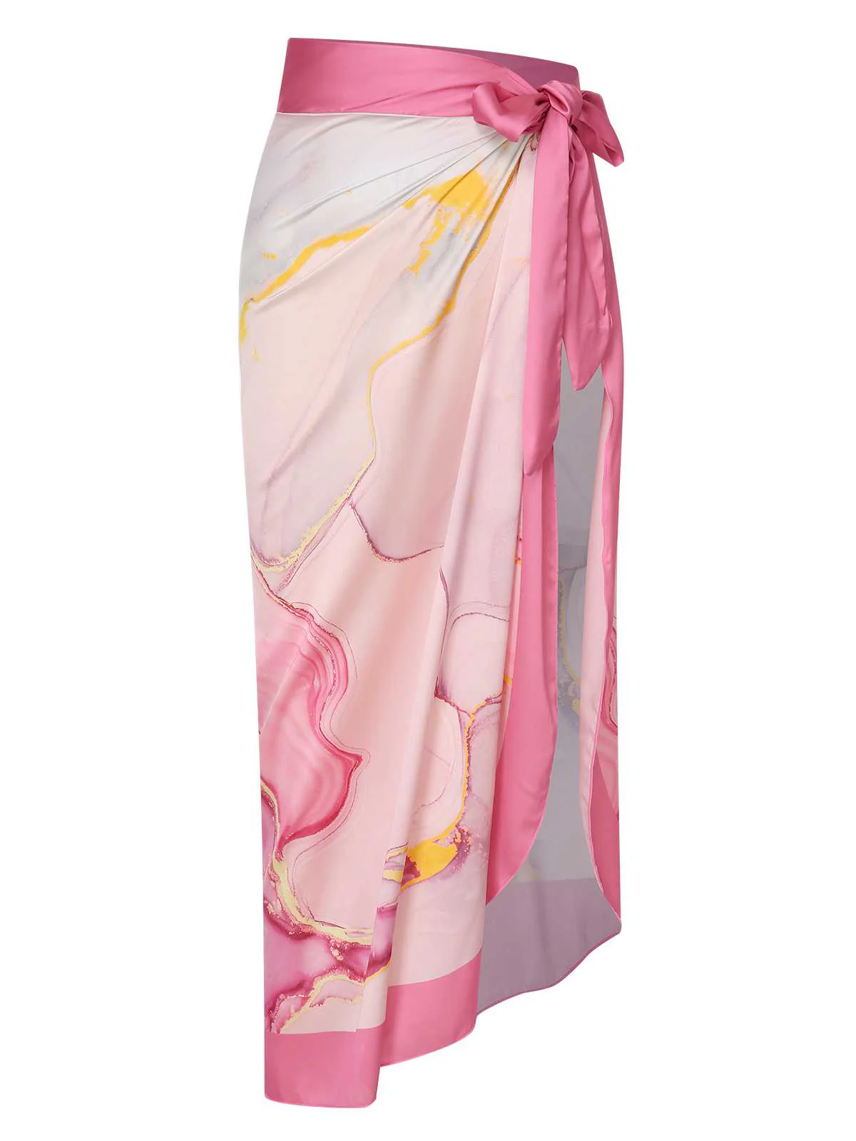 2PCS 1950er Rosa Print Badeanzug & Cover-Up - Image 10