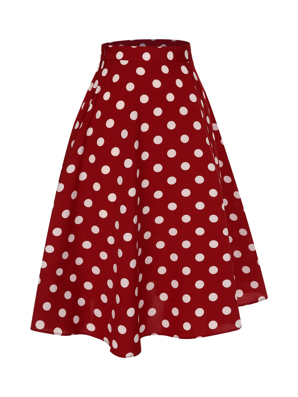 2PCS 1950er Solide Bluse & Polka Dots Rock - Image 13