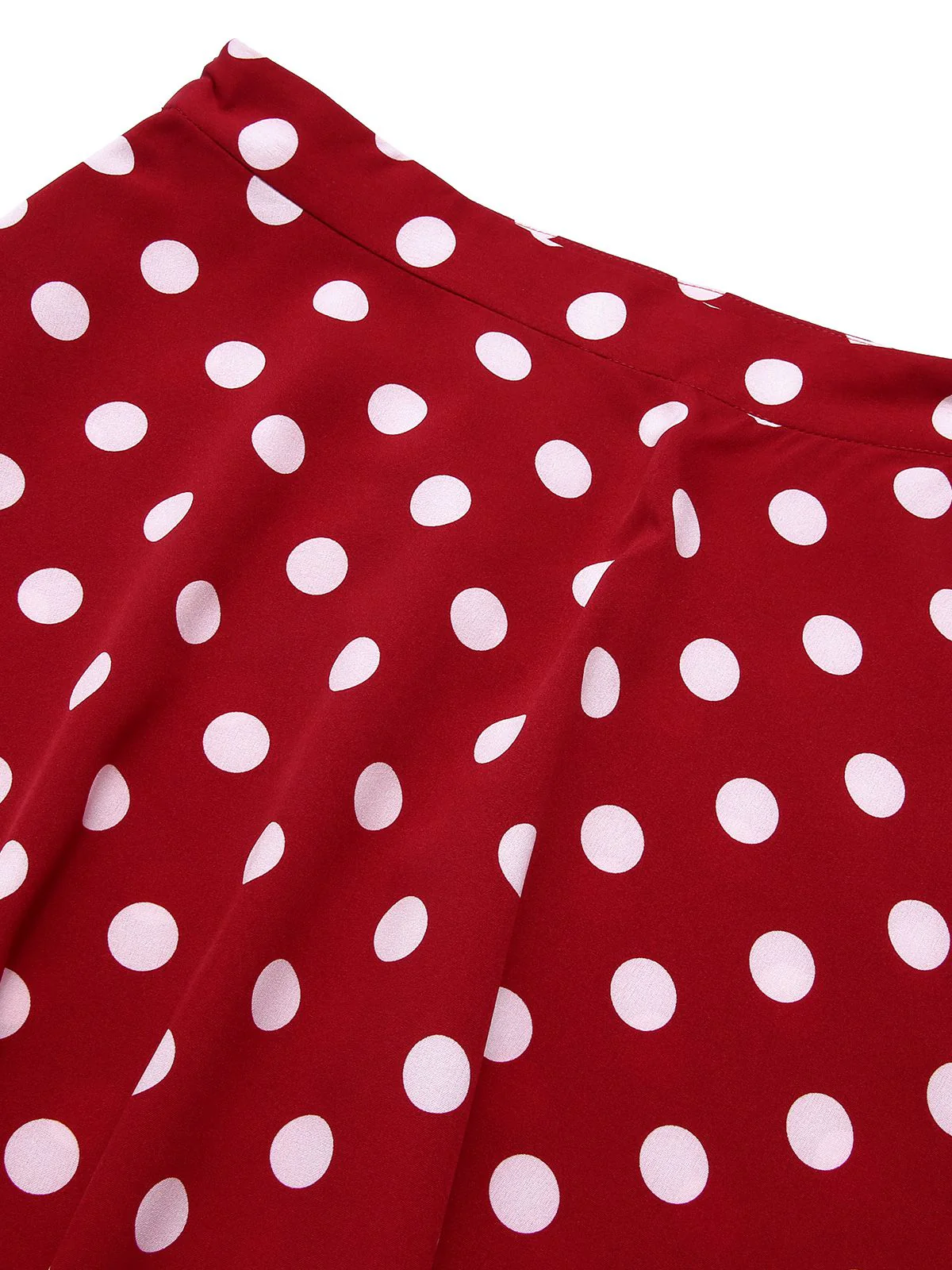 2PCS 1950er Solide Bluse & Polka Dots Rock - Image 15