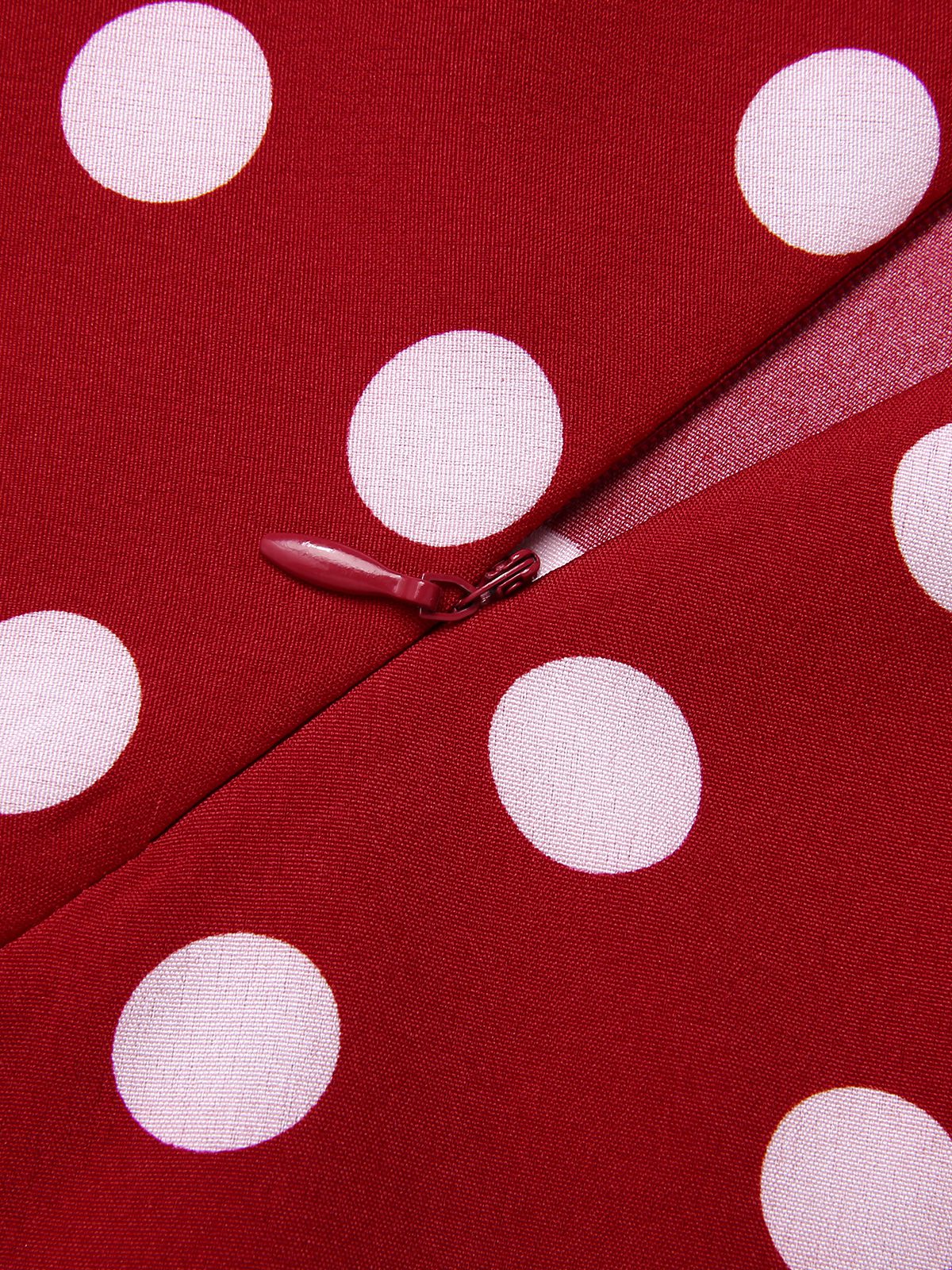 2PCS 1950er Solide Bluse & Polka Dots Rock - Image 16