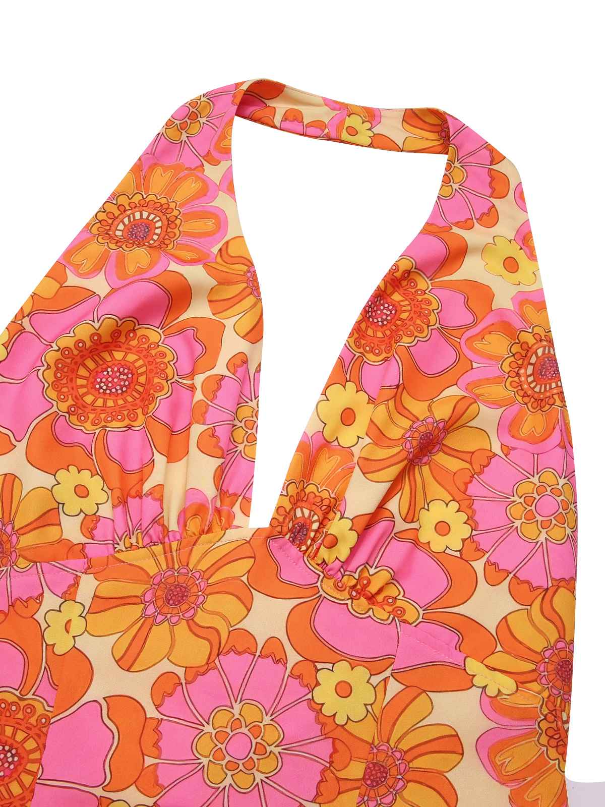 2PCS 1960er Blumen Halfter Top & Solide Rock - Image 11