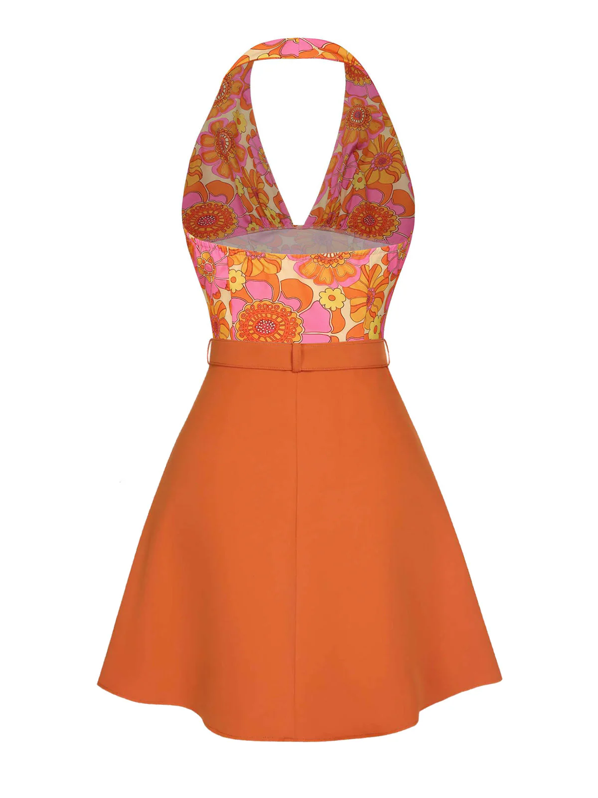 2PCS 1960er Blumen Halfter Top & Solide Rock - Image 4