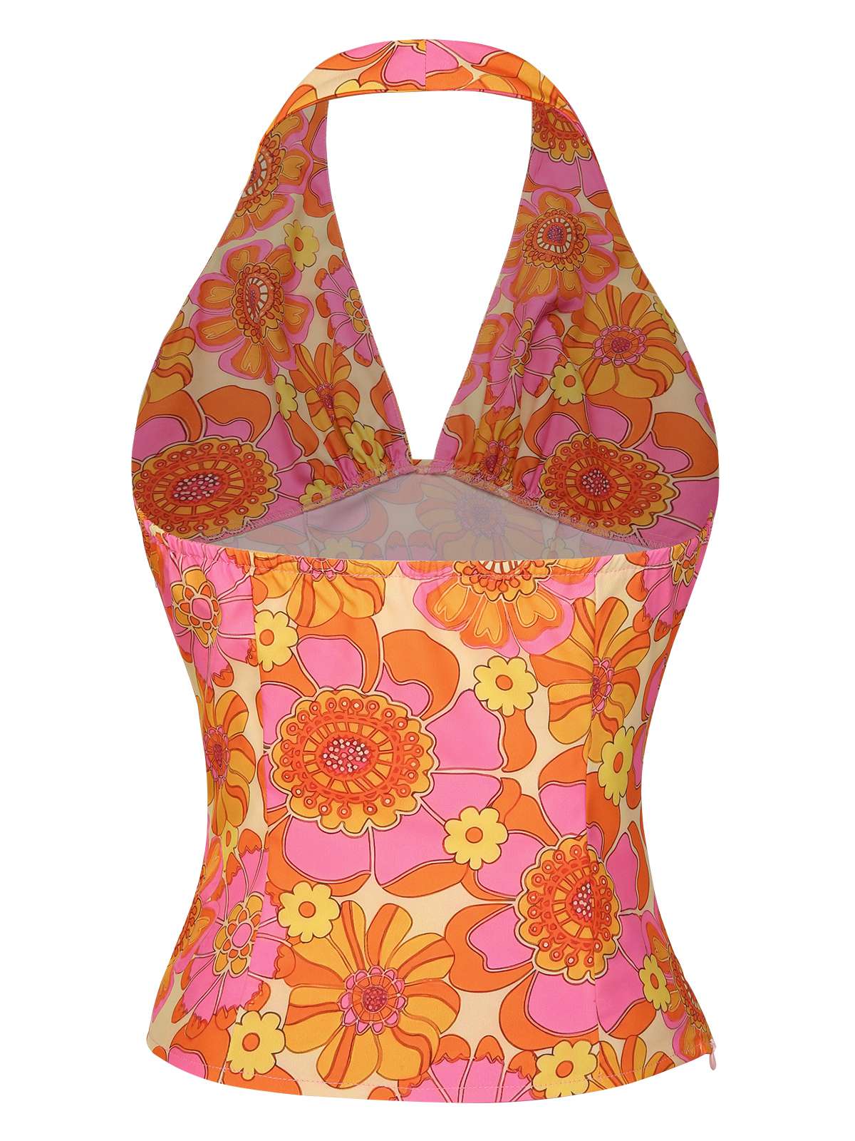 2PCS 1960er Blumen Halfter Top & Solide Rock - Image 8