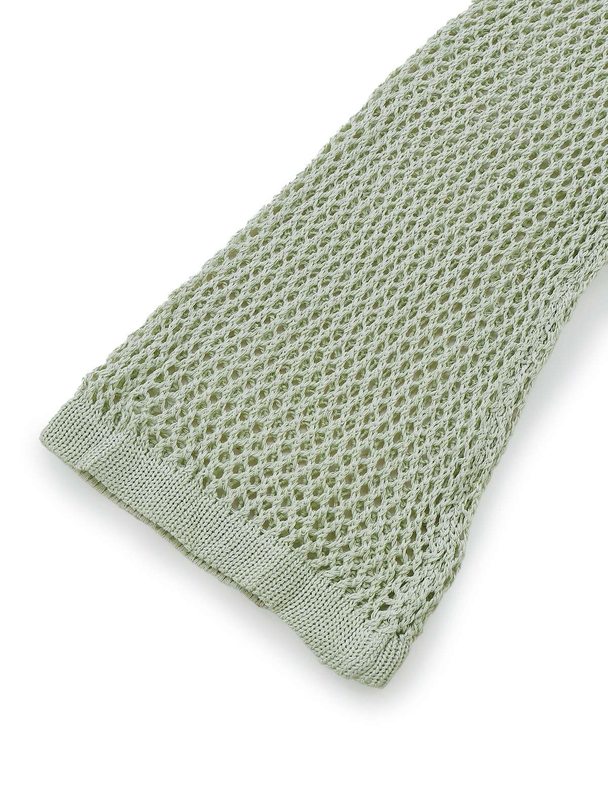 2PCS 1960er Häkel Langarm Strand Cover-Up Set - Image 5