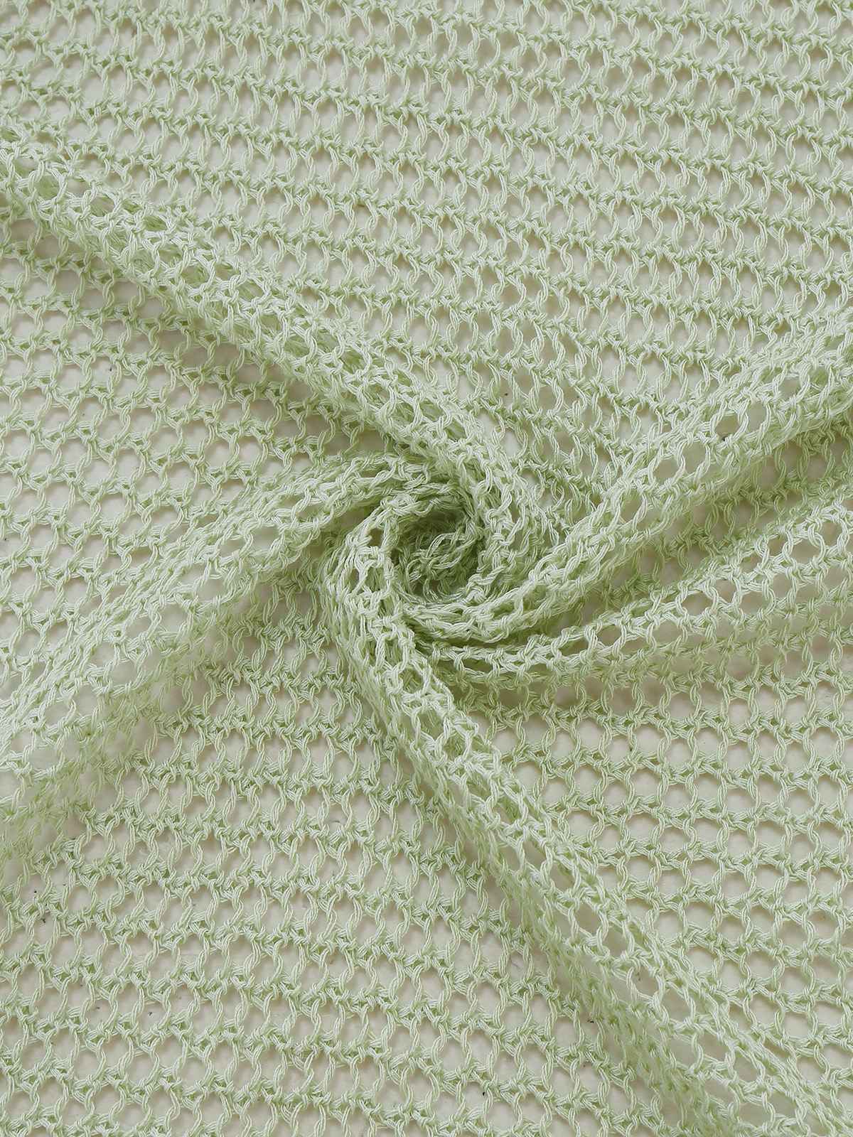 2PCS 1960er Häkel Langarm Strand Cover-Up Set - Image 6